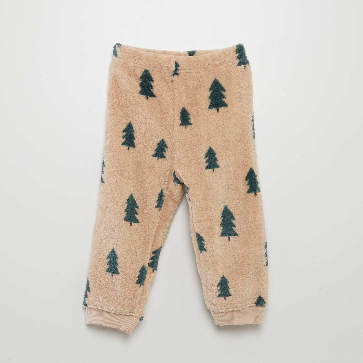 Ensemble pyjama en polaire - 2 pi ces Beige