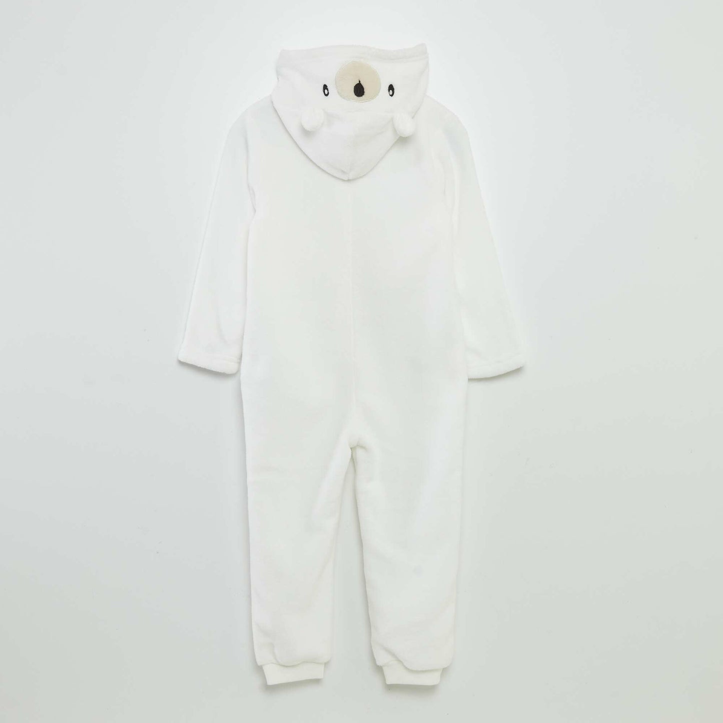 Combinaison de nuit en polaire 'ours' Blanc