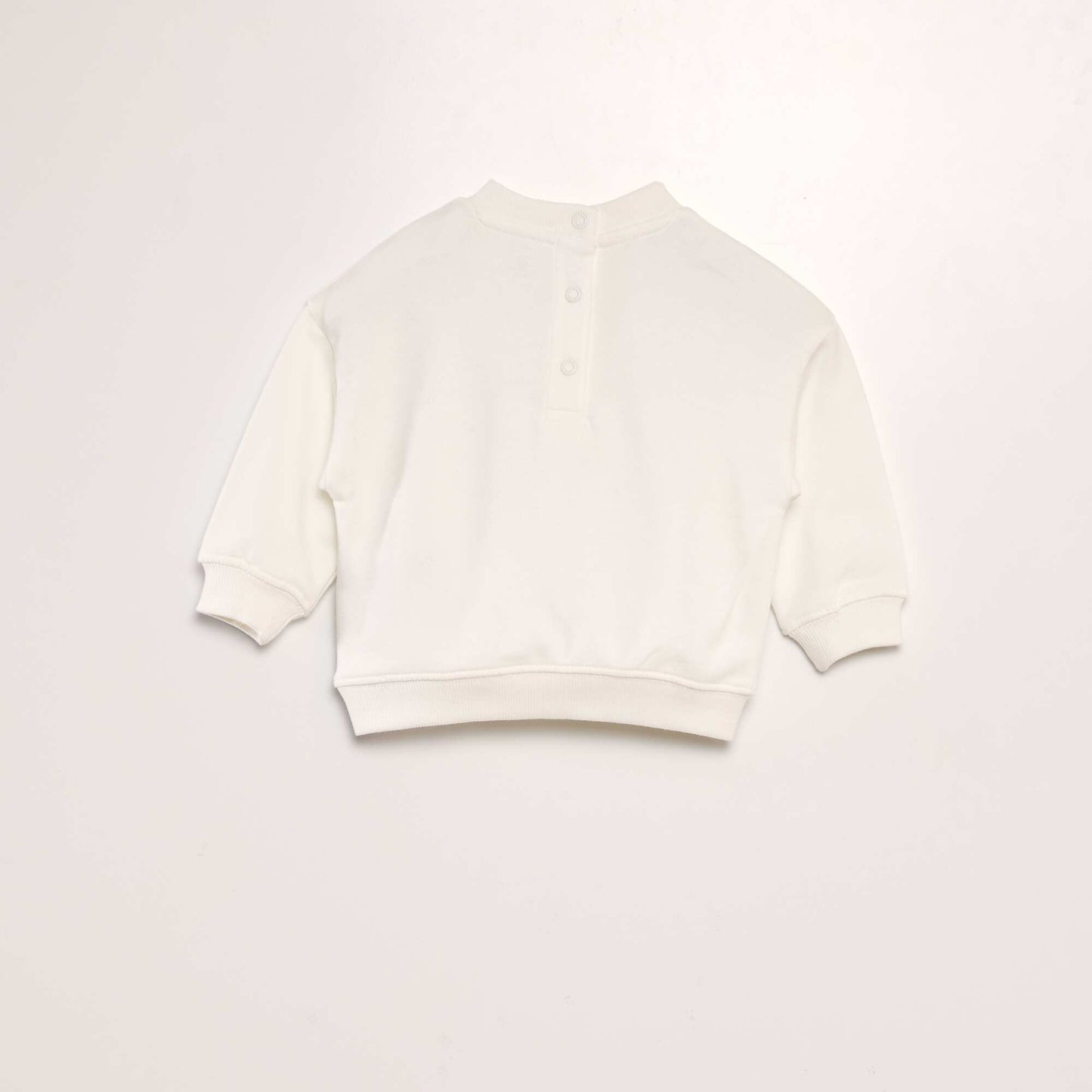 Sweat 'Marvel' en molleton col rond Blanc