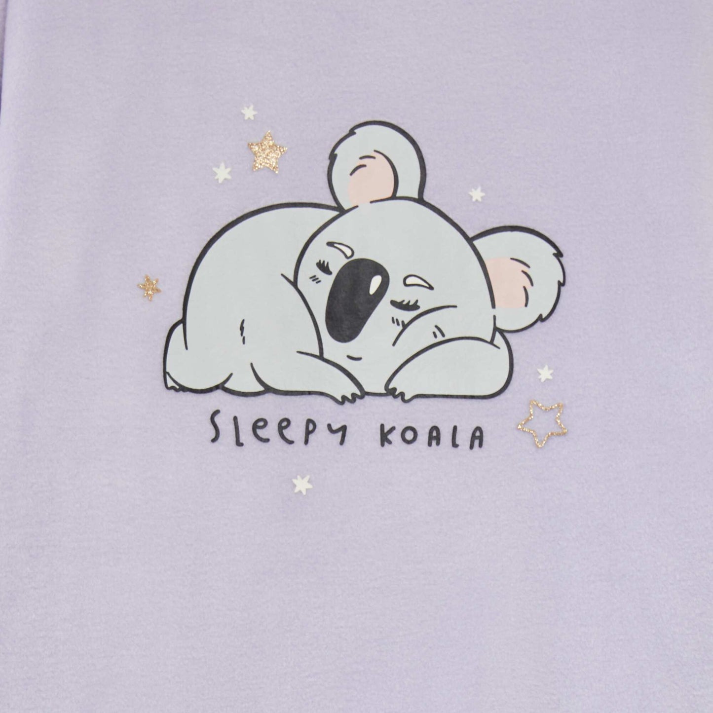 Pyjama long en polaire - 2 pi ces BLEU