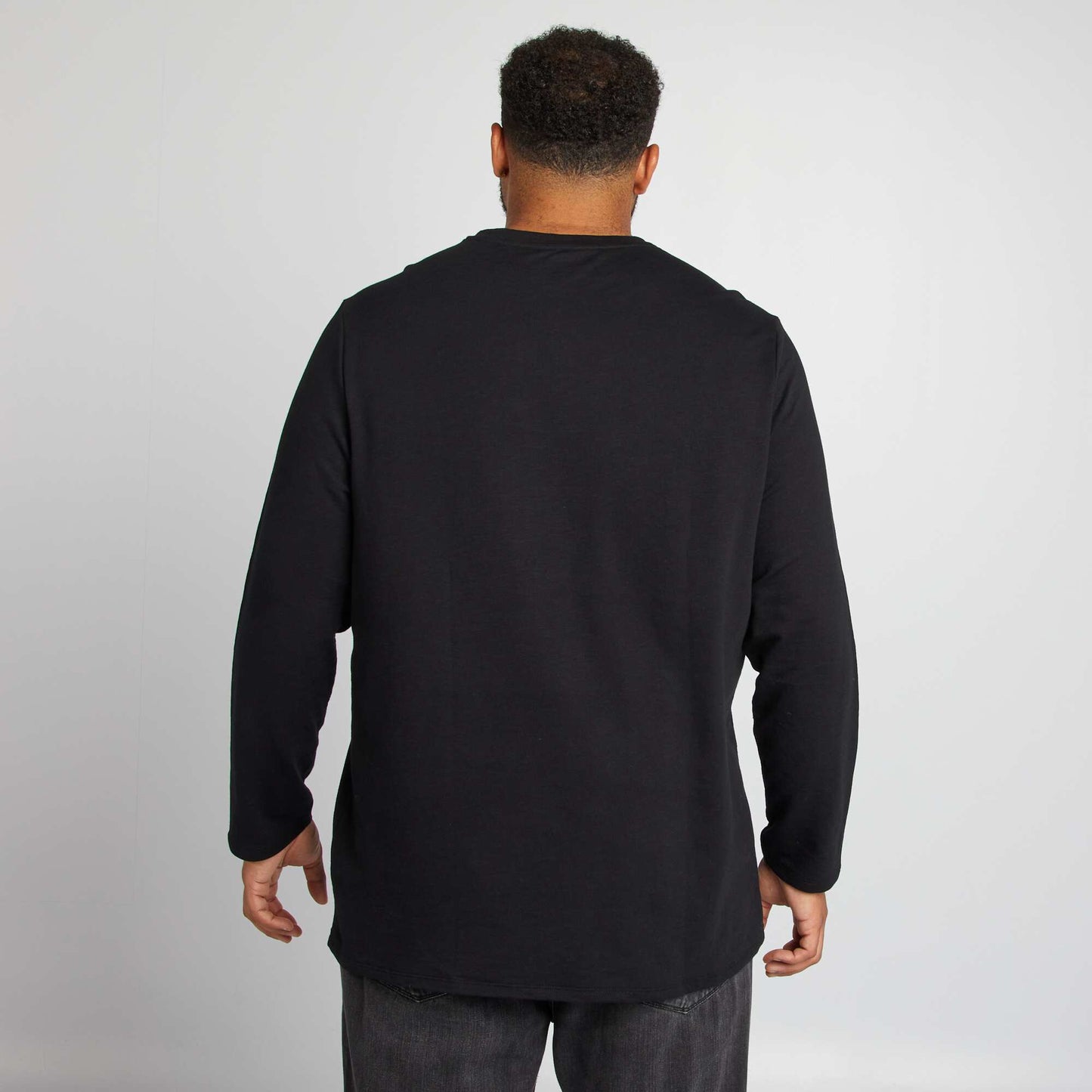 Polo col tunisien noir