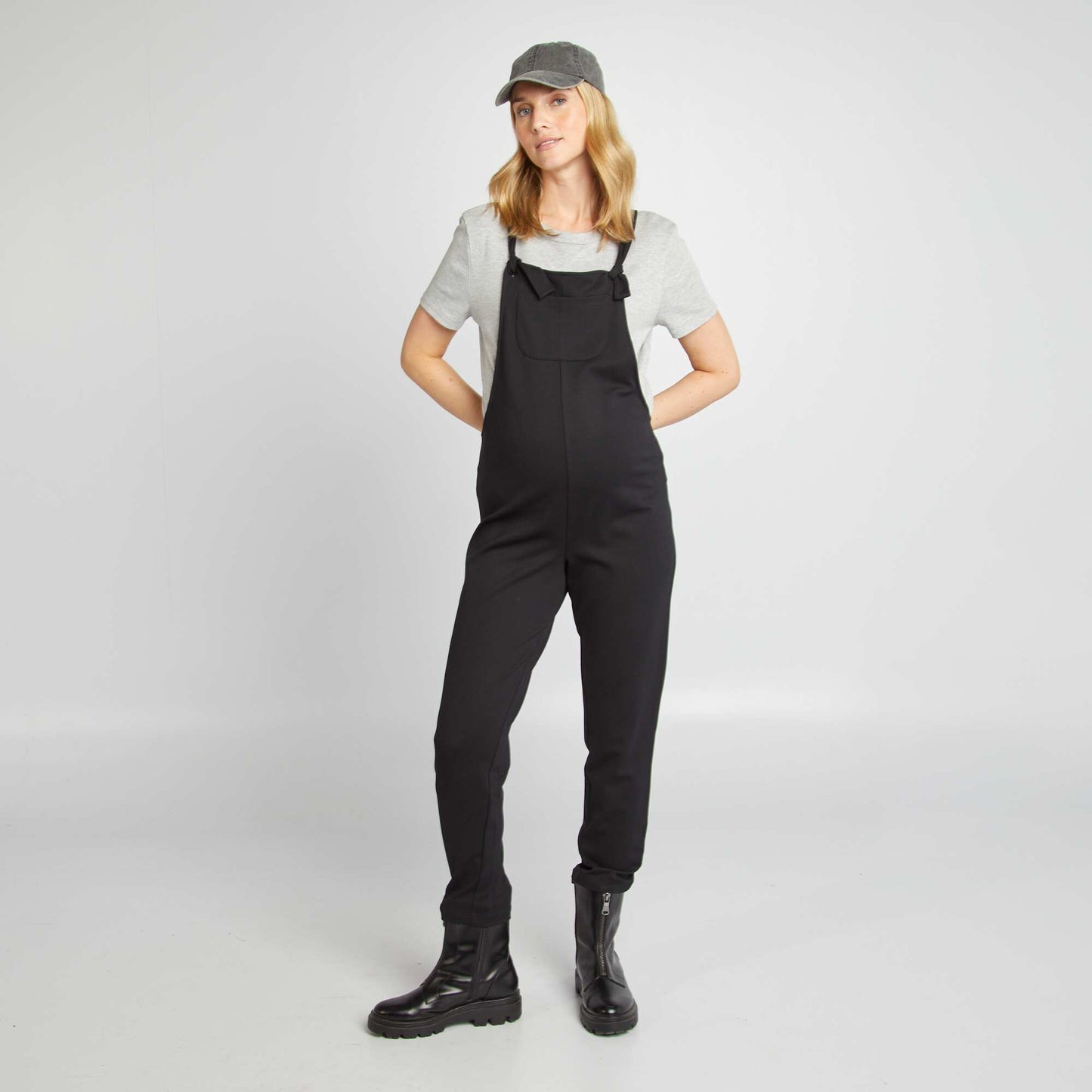 Salopette de maternité NOIR
