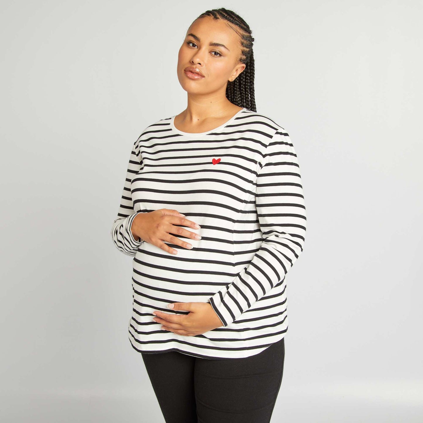 T-shirt d'allaitement en jersey BLANC