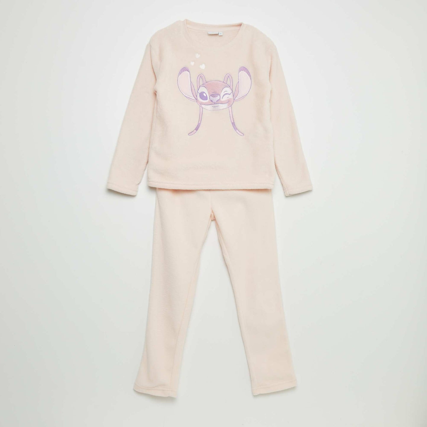 Ensemble pyjama en polaire 'Stitch' - 2 pi ces Rose