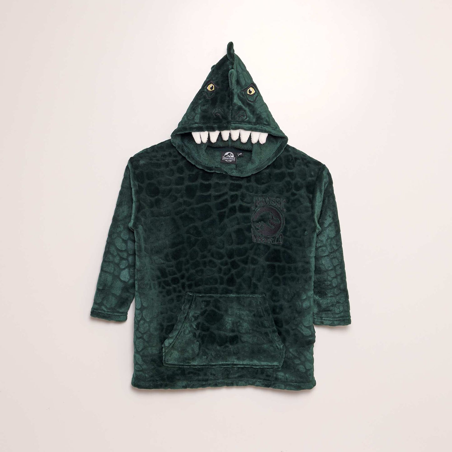 Sweat capuche en polaire 'Jurassic World' Vert