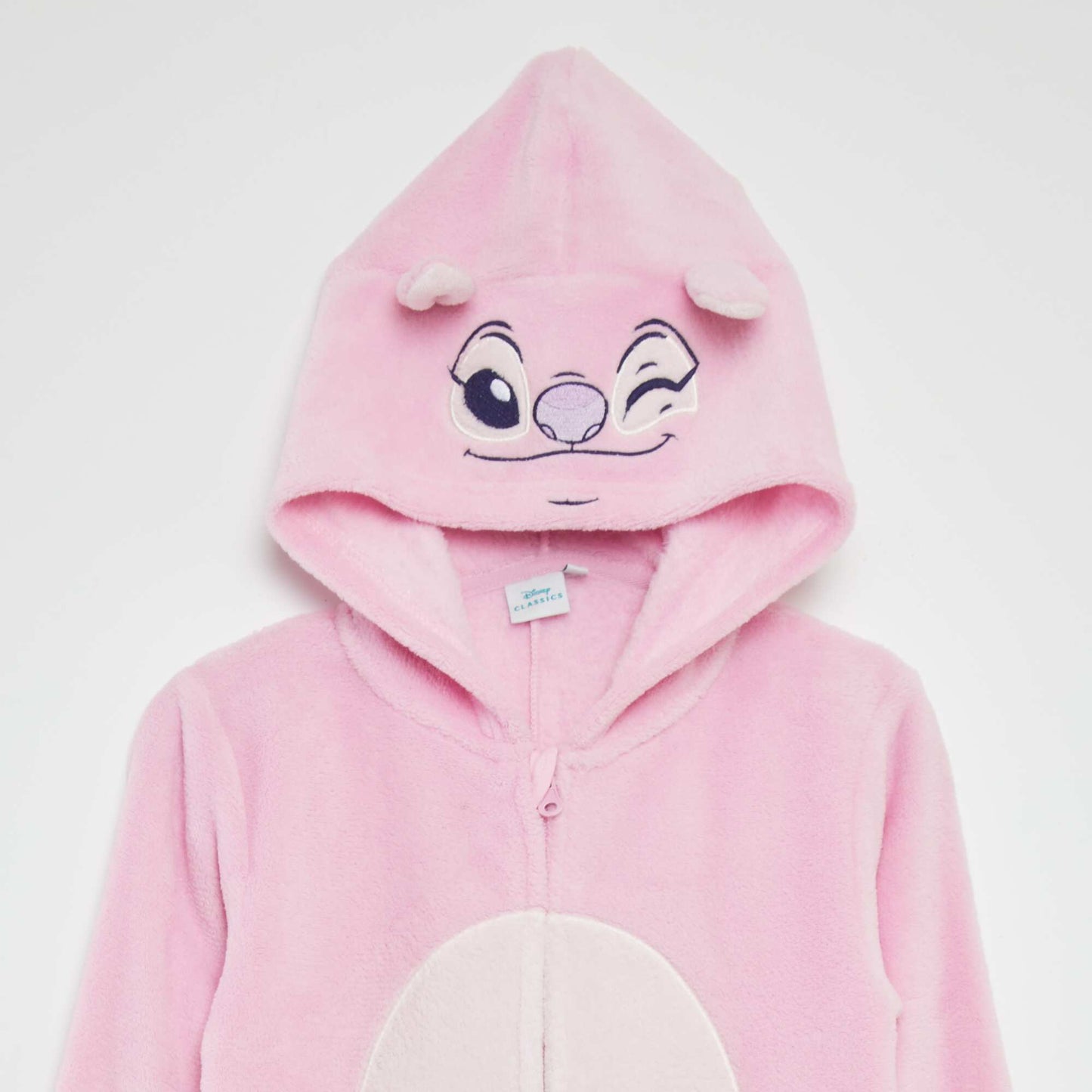 Combinaison de nuit en polaire 'Stitch' Rose