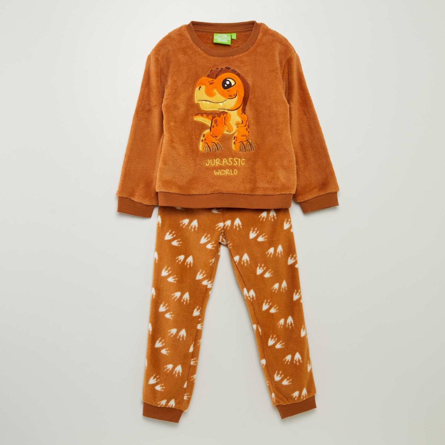 Ensemble pyjama 'Jurassic World' - 2 pi ces Marron