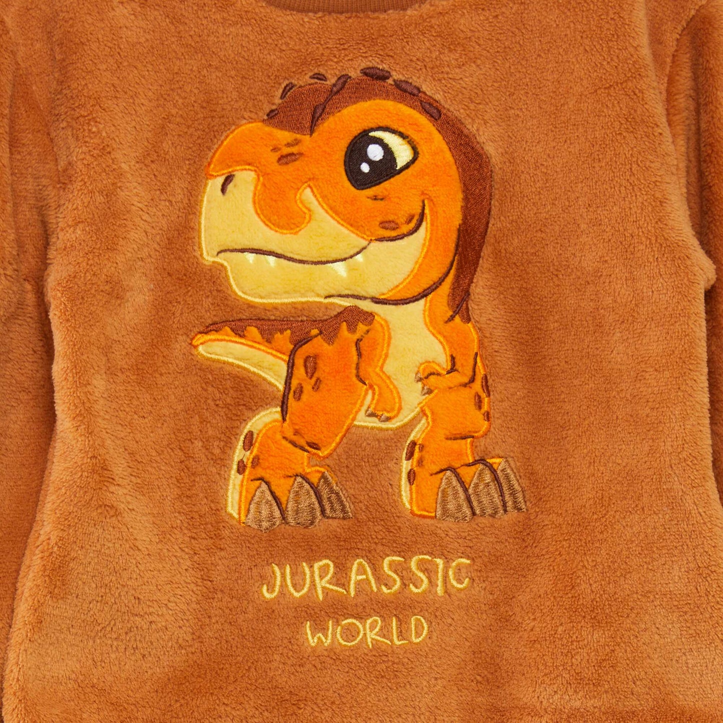 Ensemble pyjama 'Jurassic World' - 2 pi ces Marron