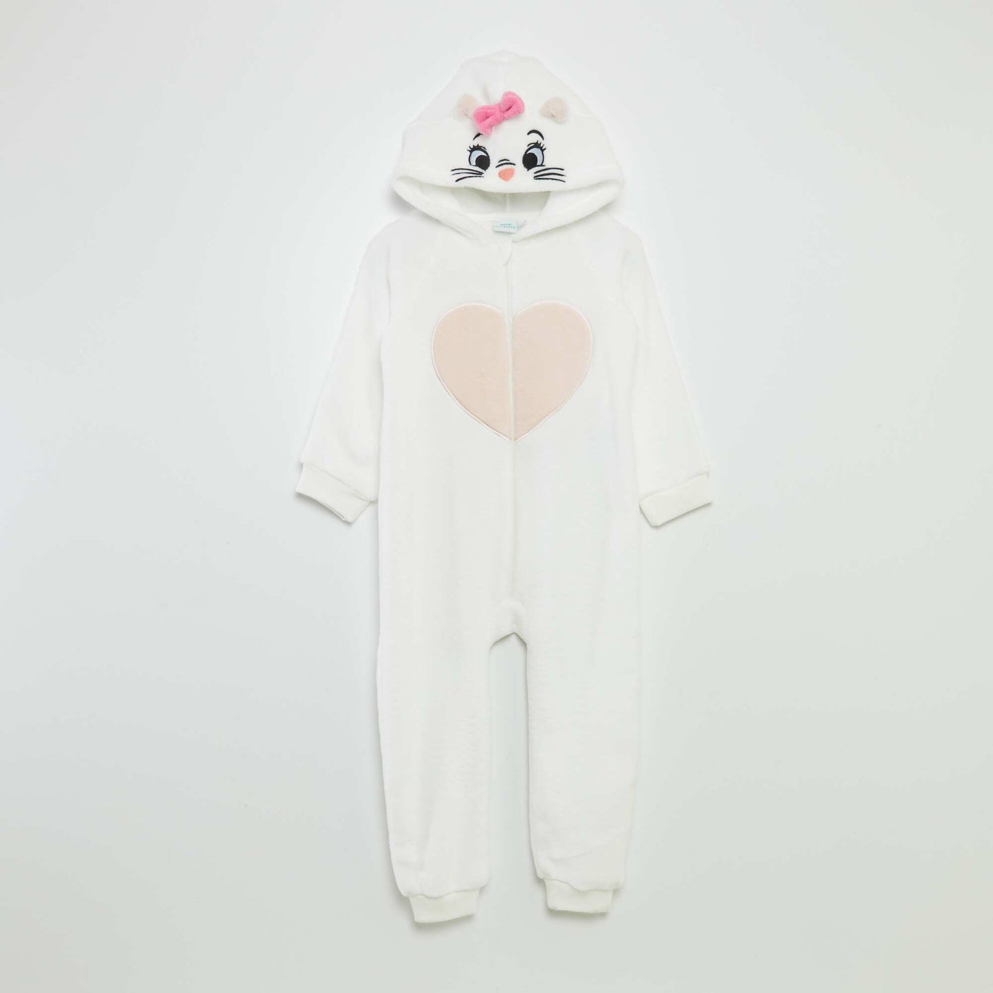 Combinaison de nuit en polaire 'Marie' BLANC
