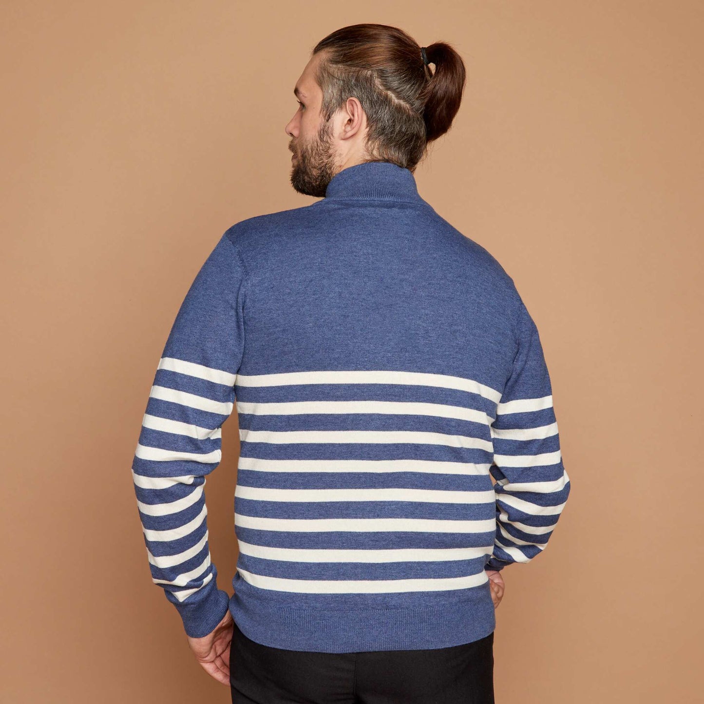 Pull col camionneur marinière - So Easy BLEU