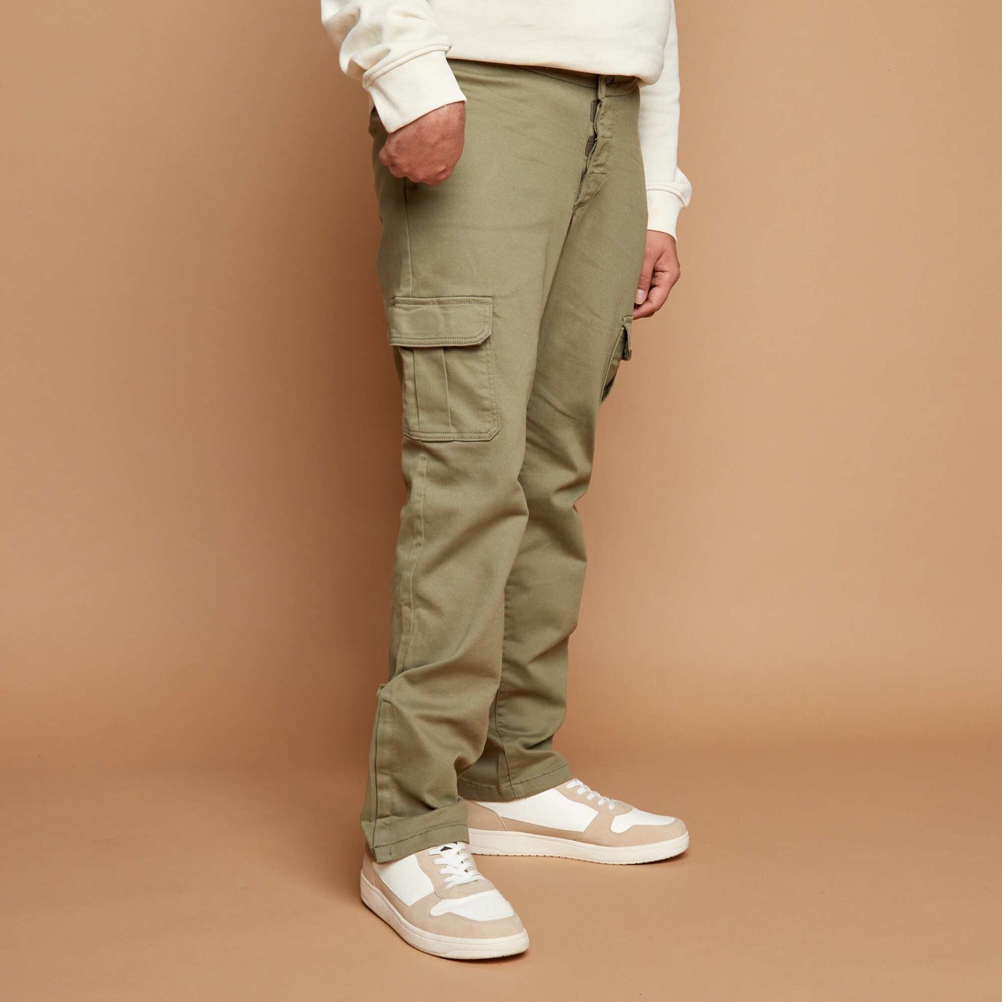 Pantalon regular avec poches à rabat - So Easy VERT