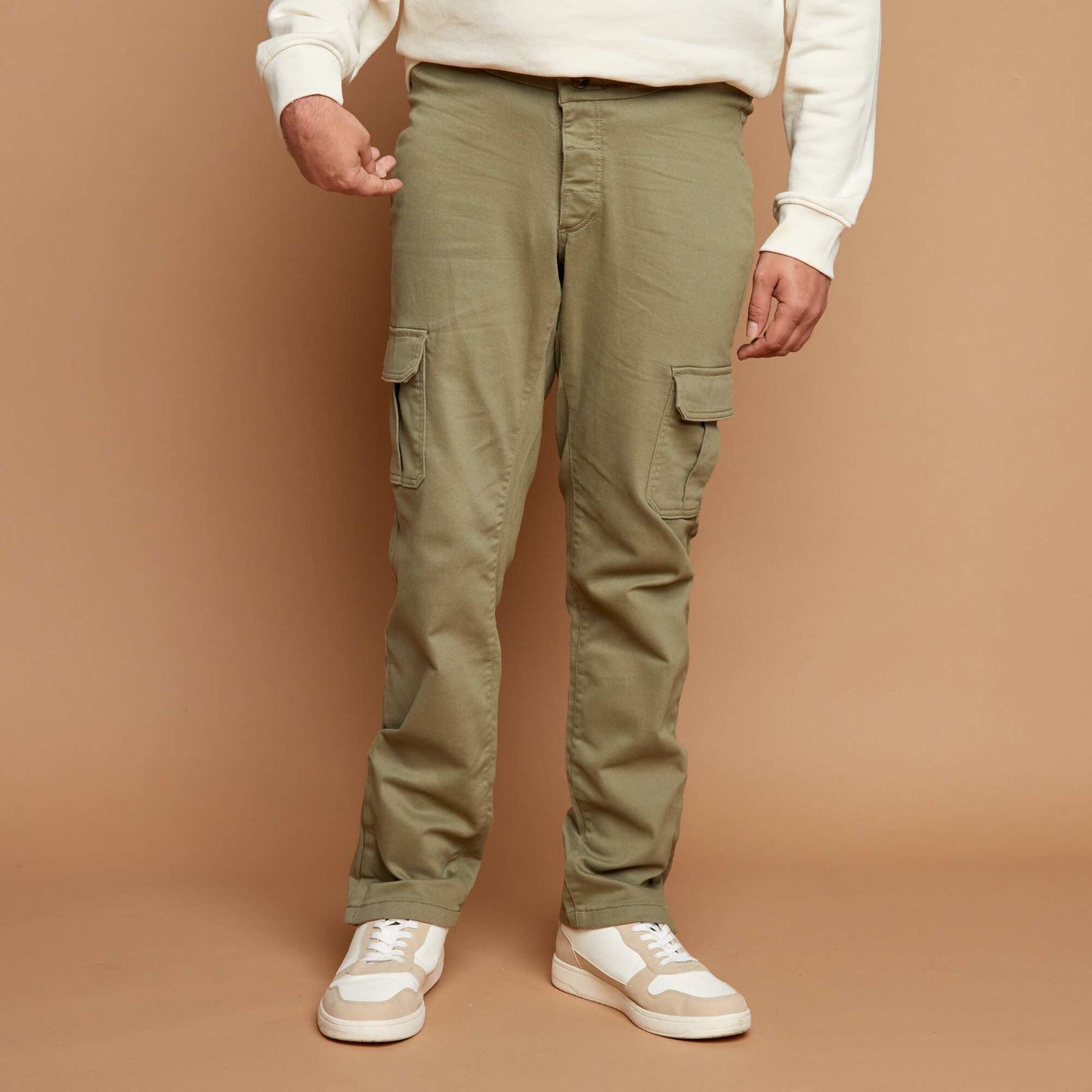 Pantalon regular avec poches à rabat - So Easy VERT