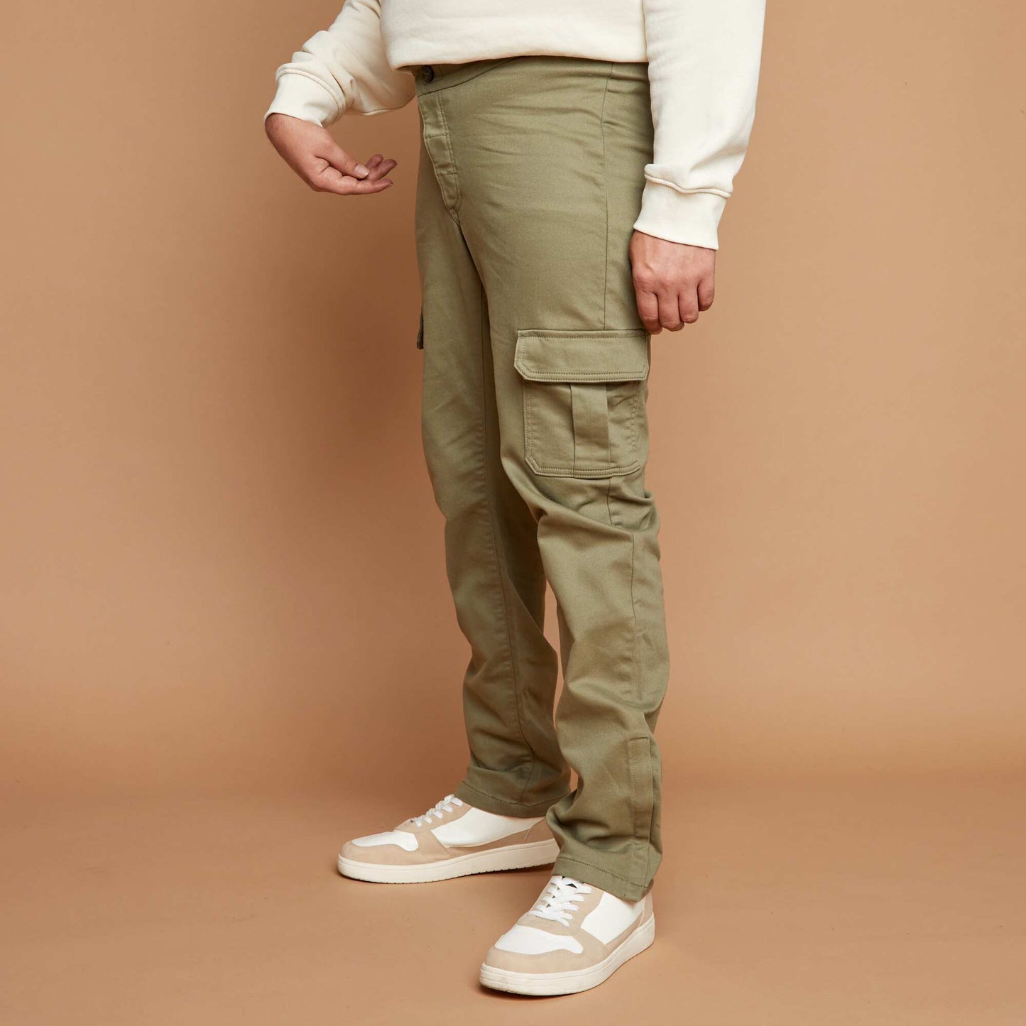 Pantalon regular avec poches à rabat - So Easy VERT