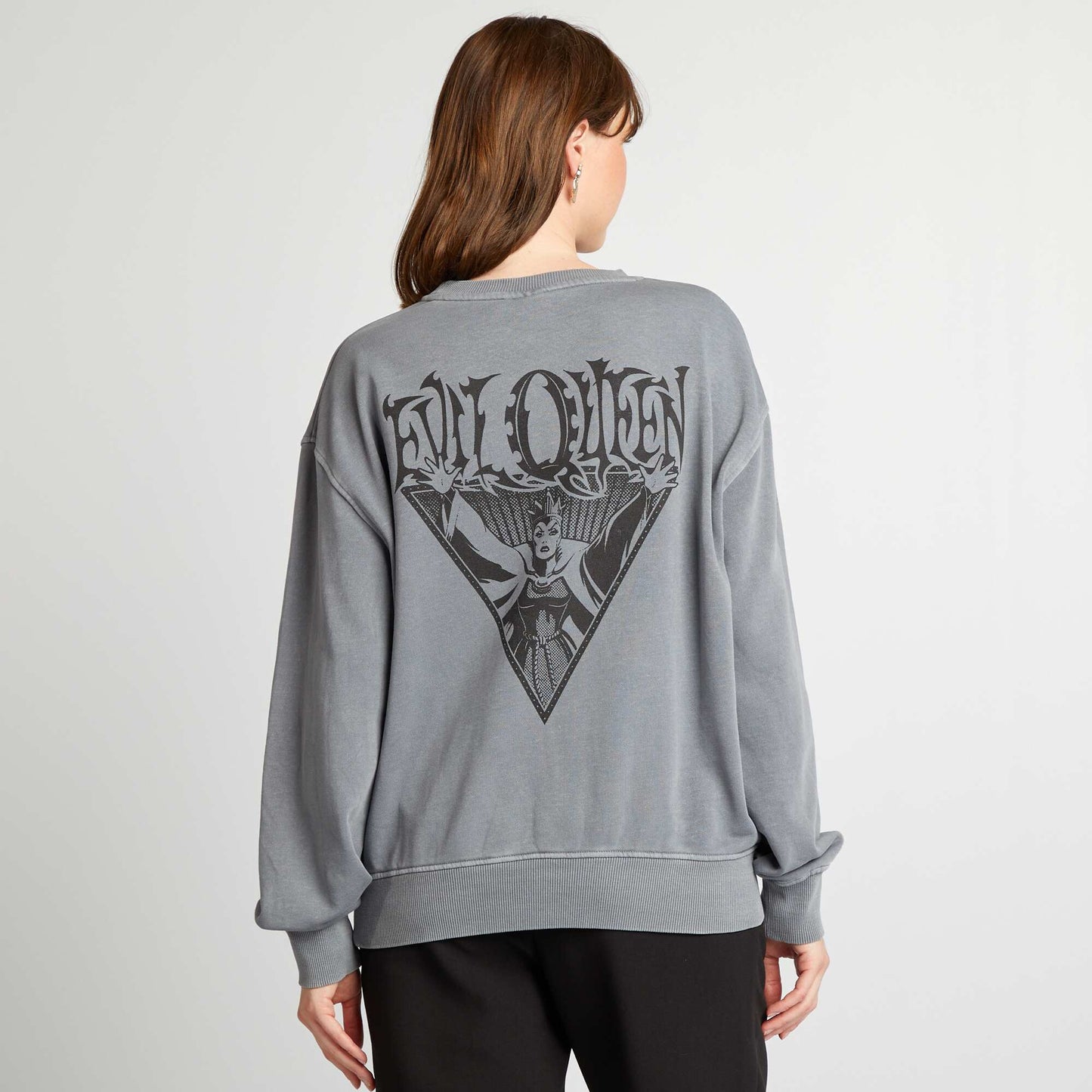Sweat imprim 'The Villains' Gris