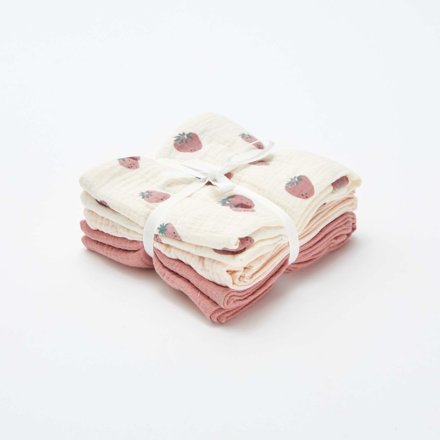 Lot de 3 langes BLANC