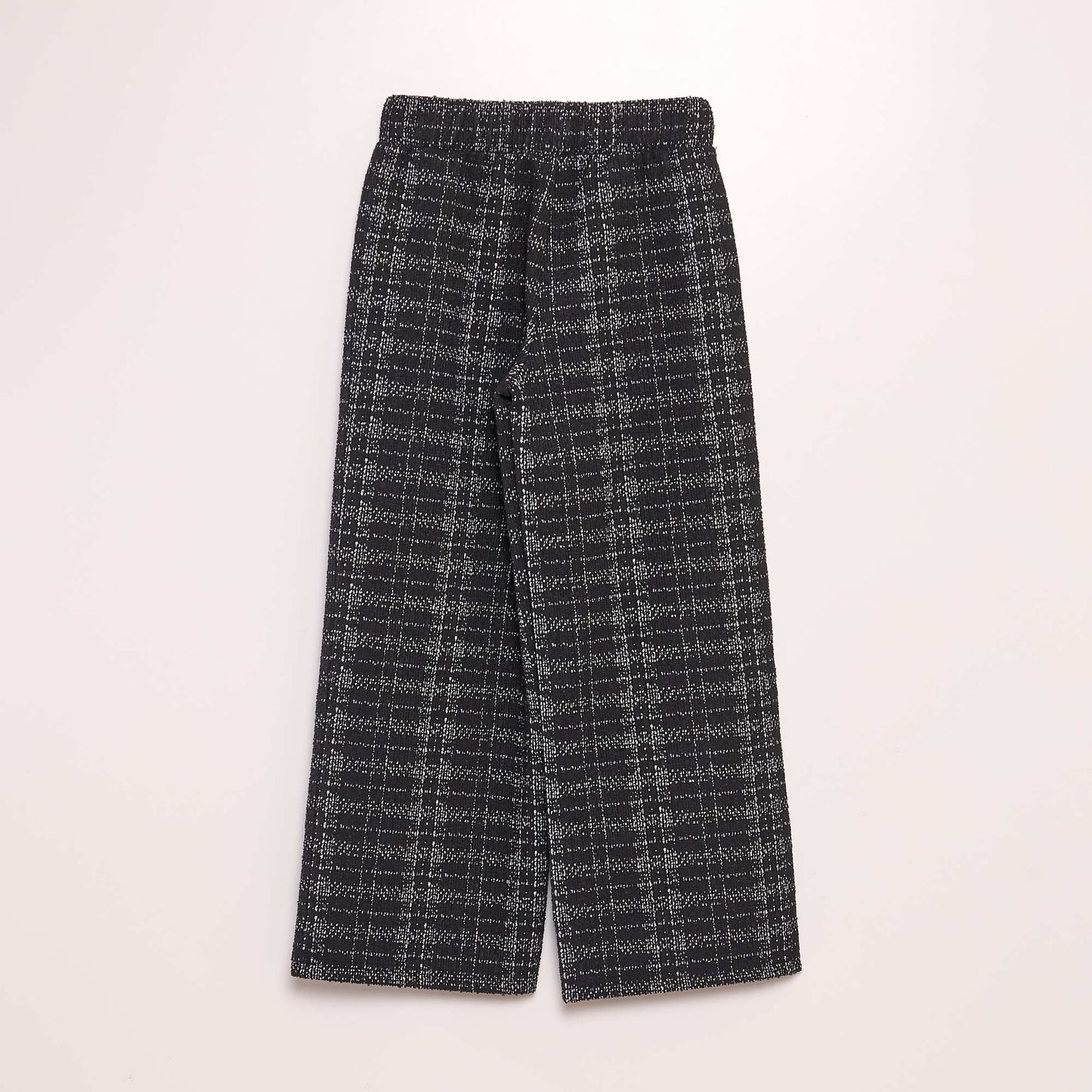Pantalon en jacquard tricoté Noir