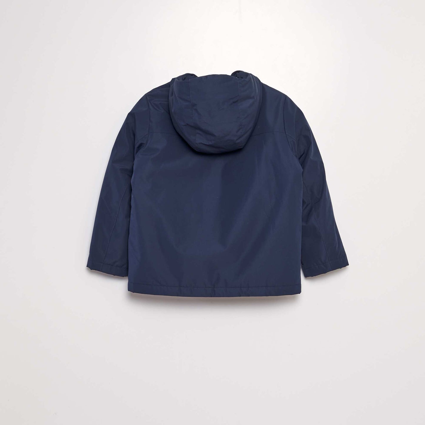 Parka technique capuche Bleu