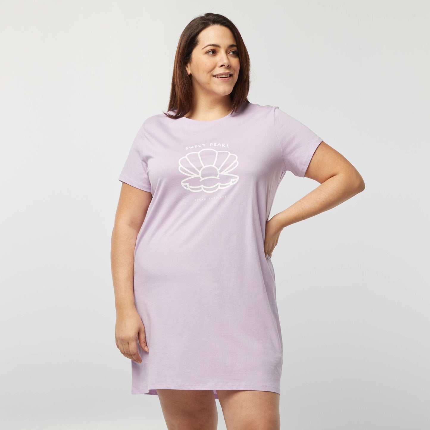 Chemise de nuit en jersey VIOLET