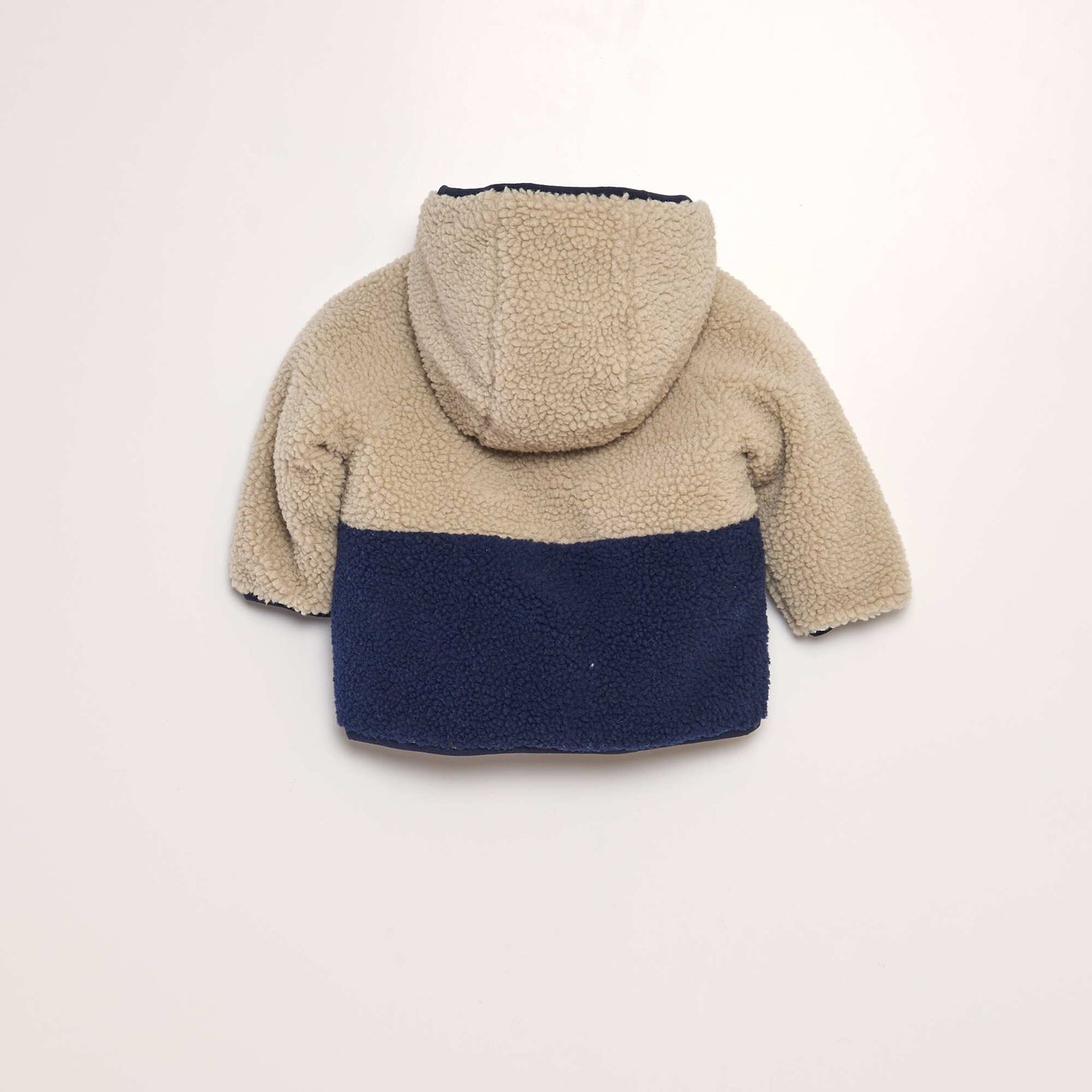 Blouson r versible capuche Bleu