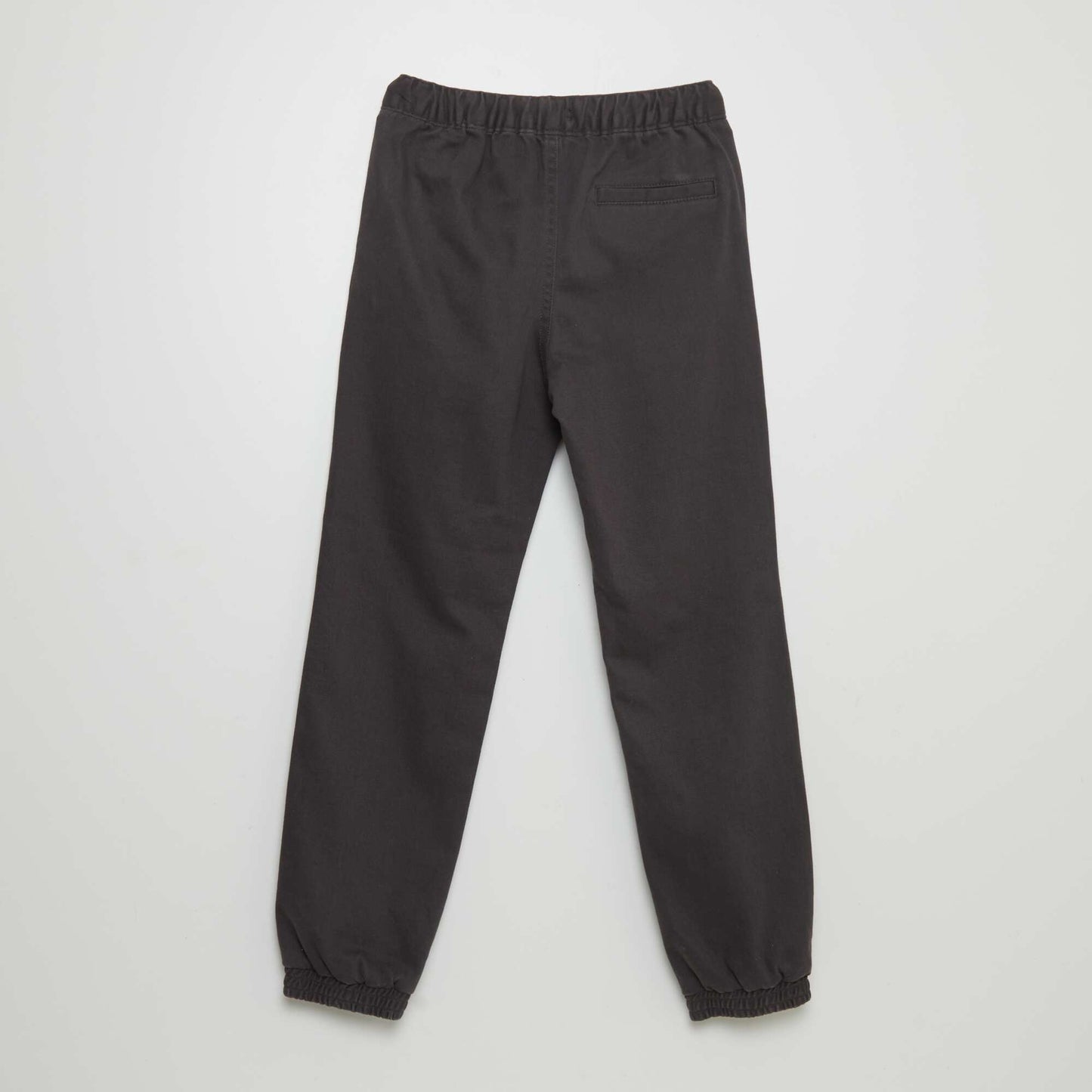 Pantalon jogger droit gris fonc
