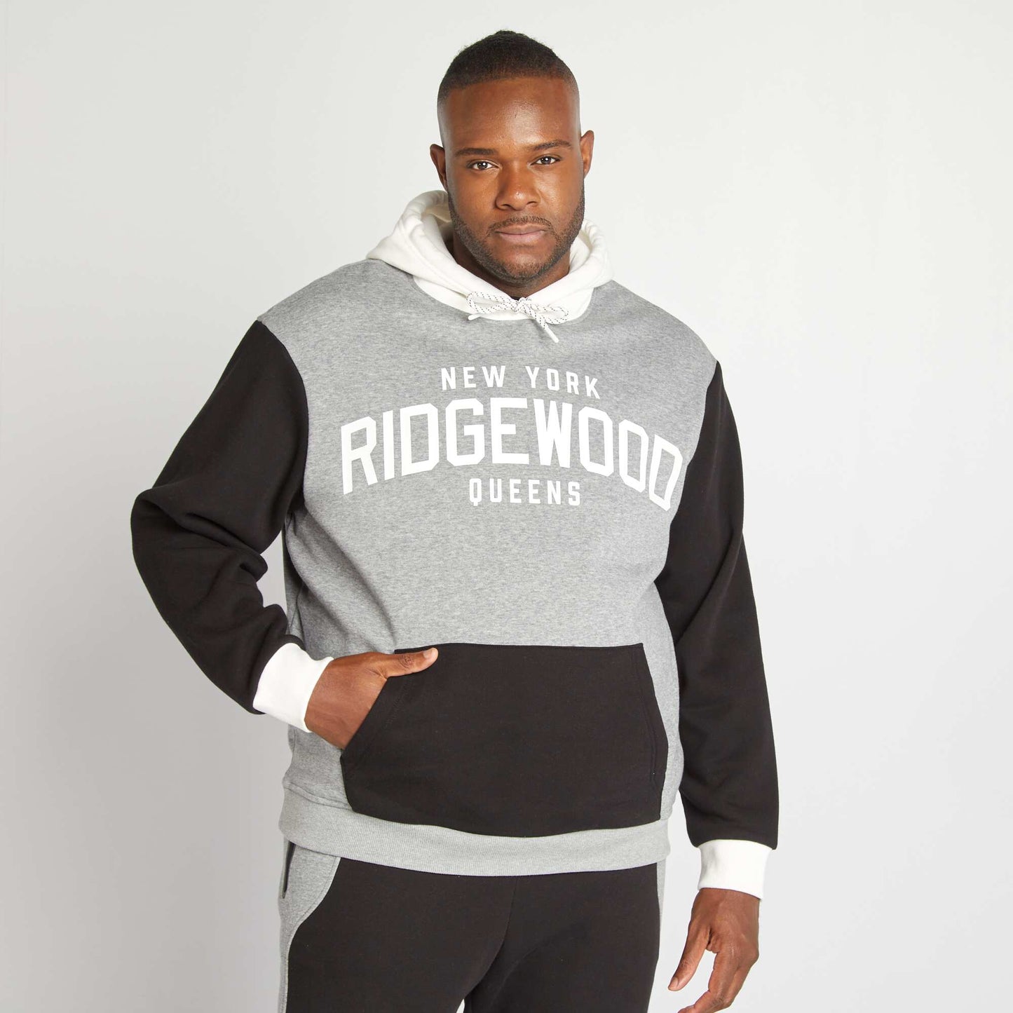 Sweat à capuche 'Ridgewood' Gris