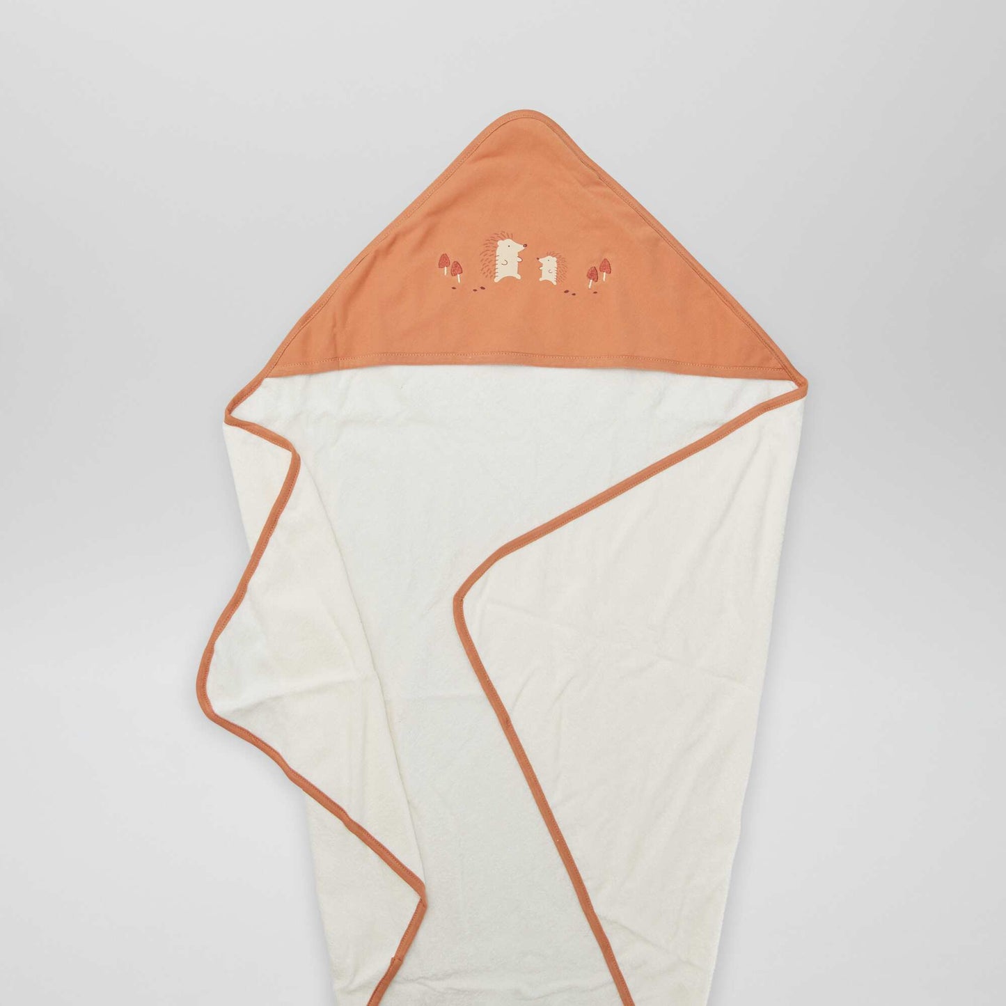 Cape de bain en éponge MARRON