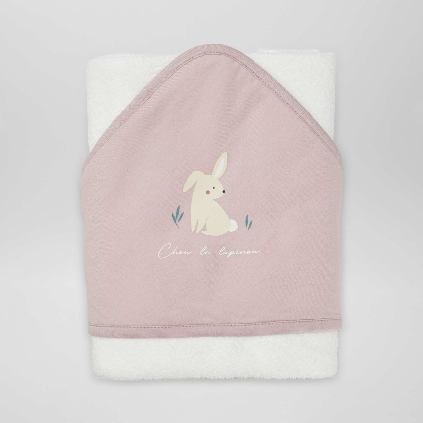 Cape de bain en éponge ROSE CLAIR
