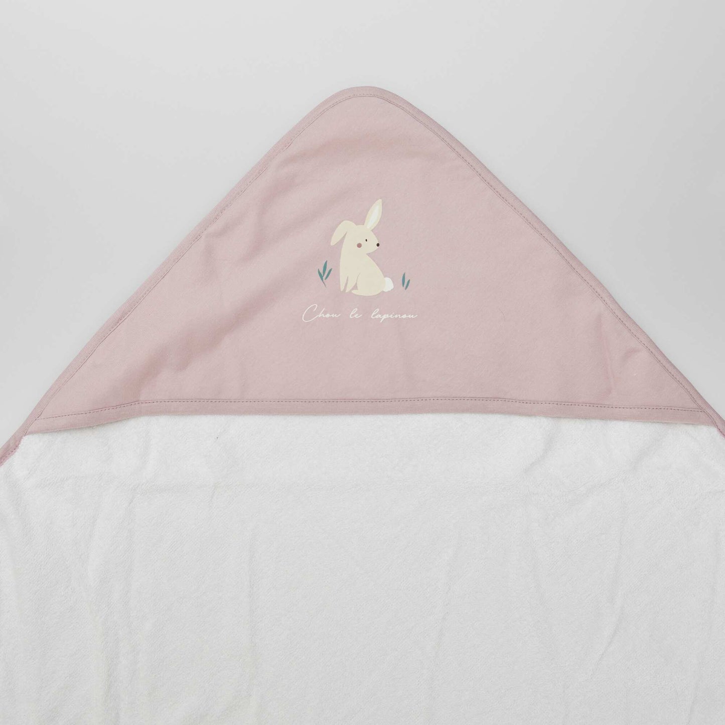 Cape de bain en éponge ROSE CLAIR