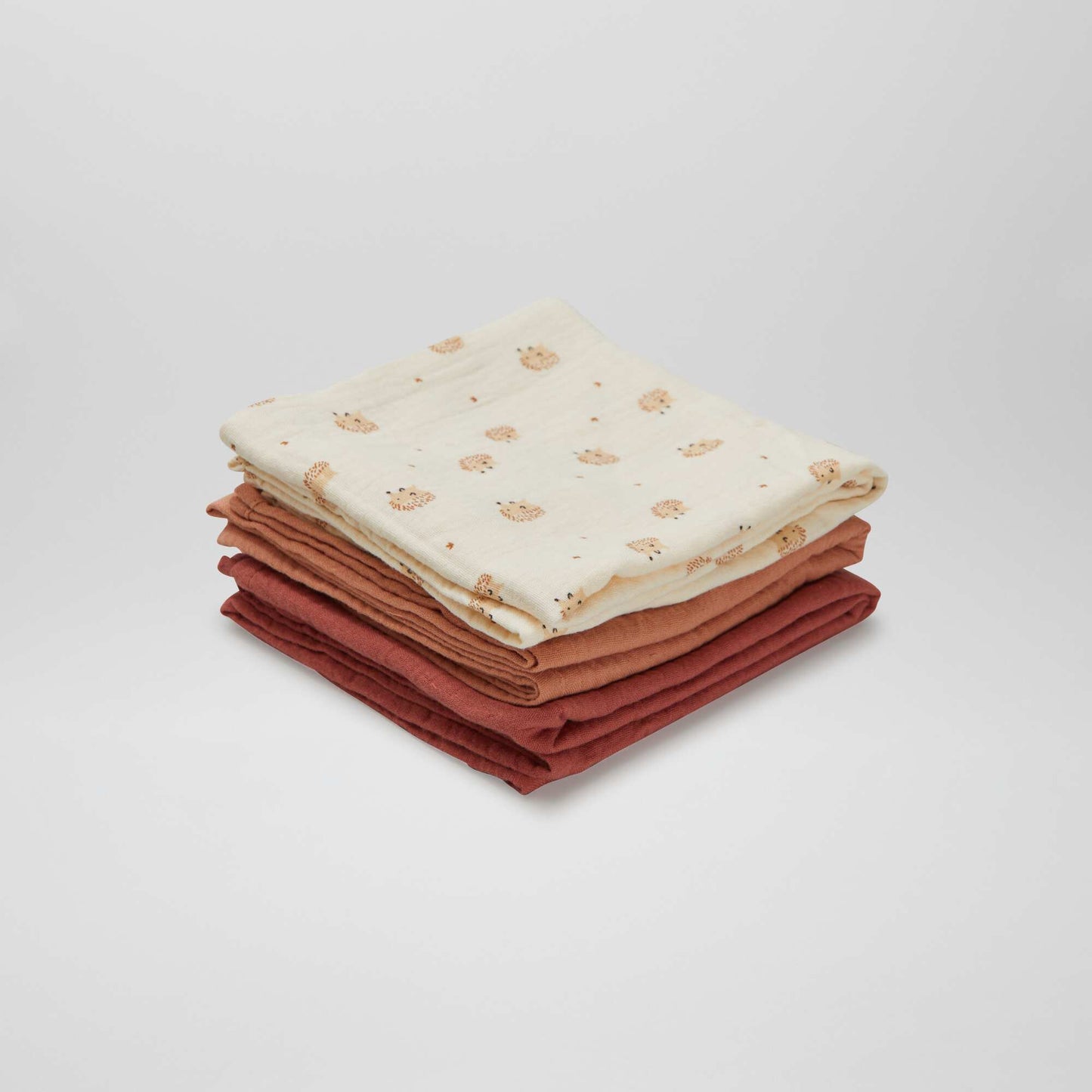 Lot de 3 changes imprimés BORDEAUX/BEIGE