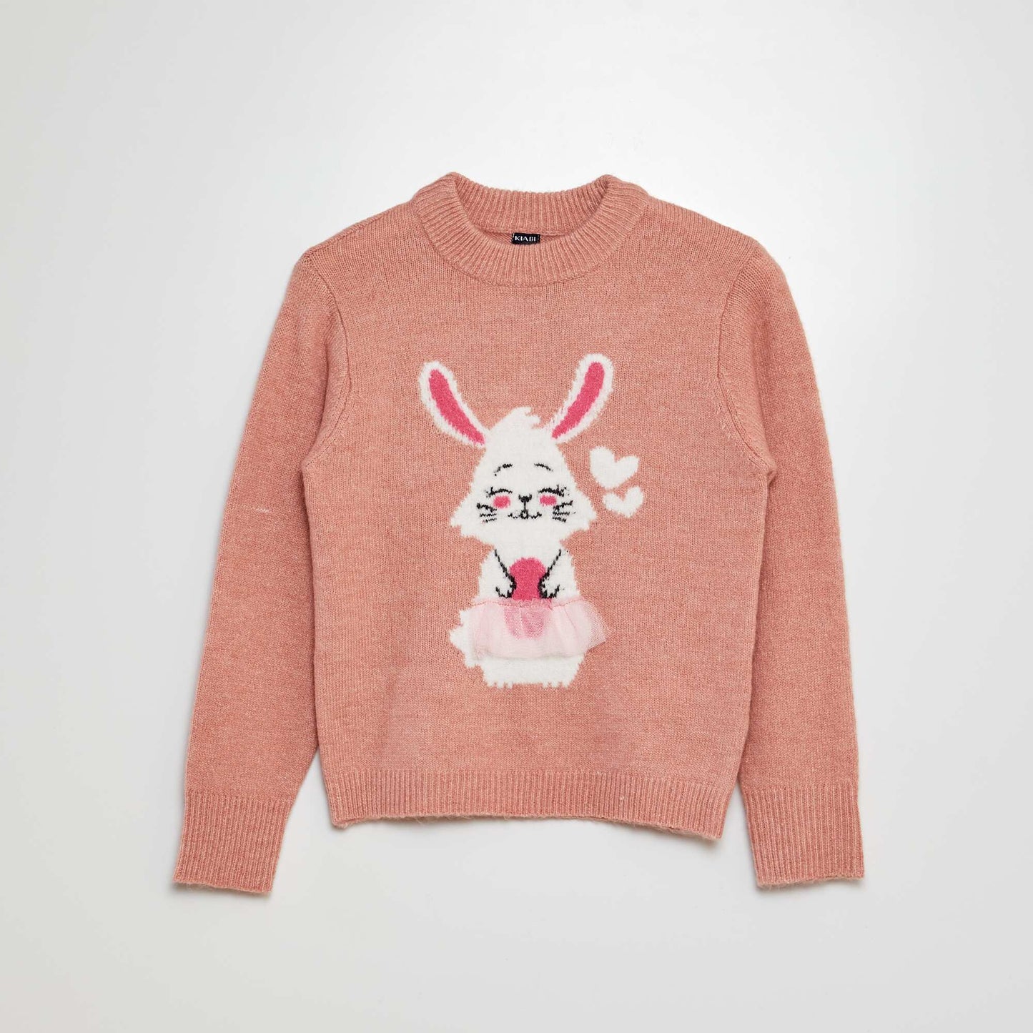 Pull de Noël animé Rose