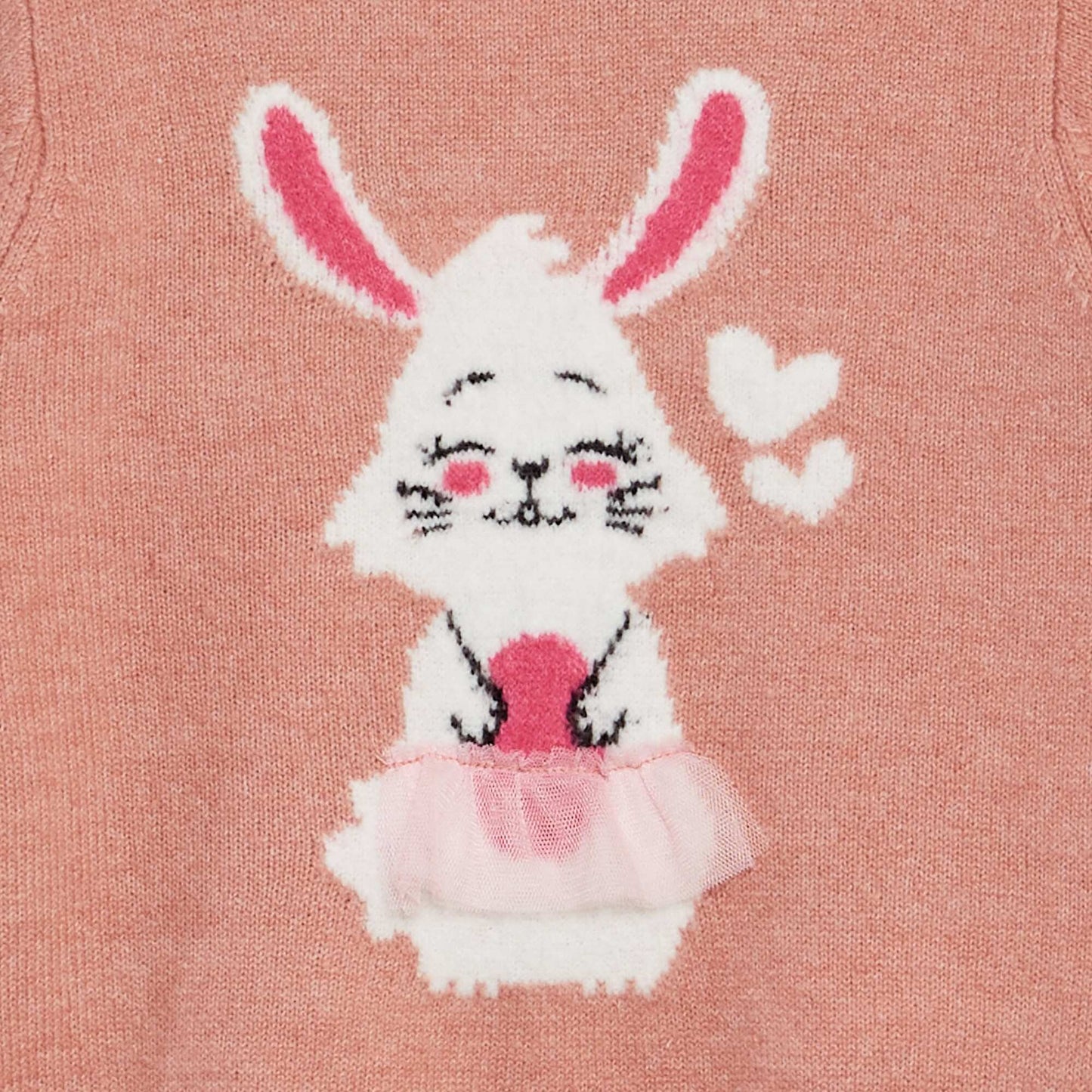 Pull de Noël animé Rose
