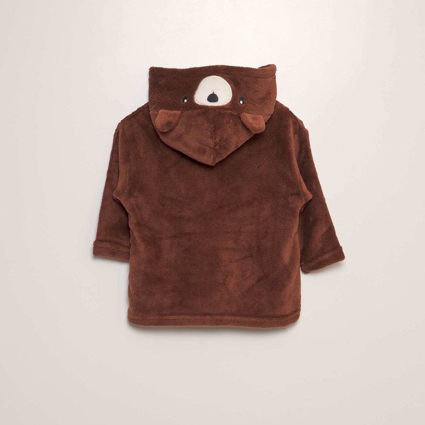 Sweat capuche en polaire Marron