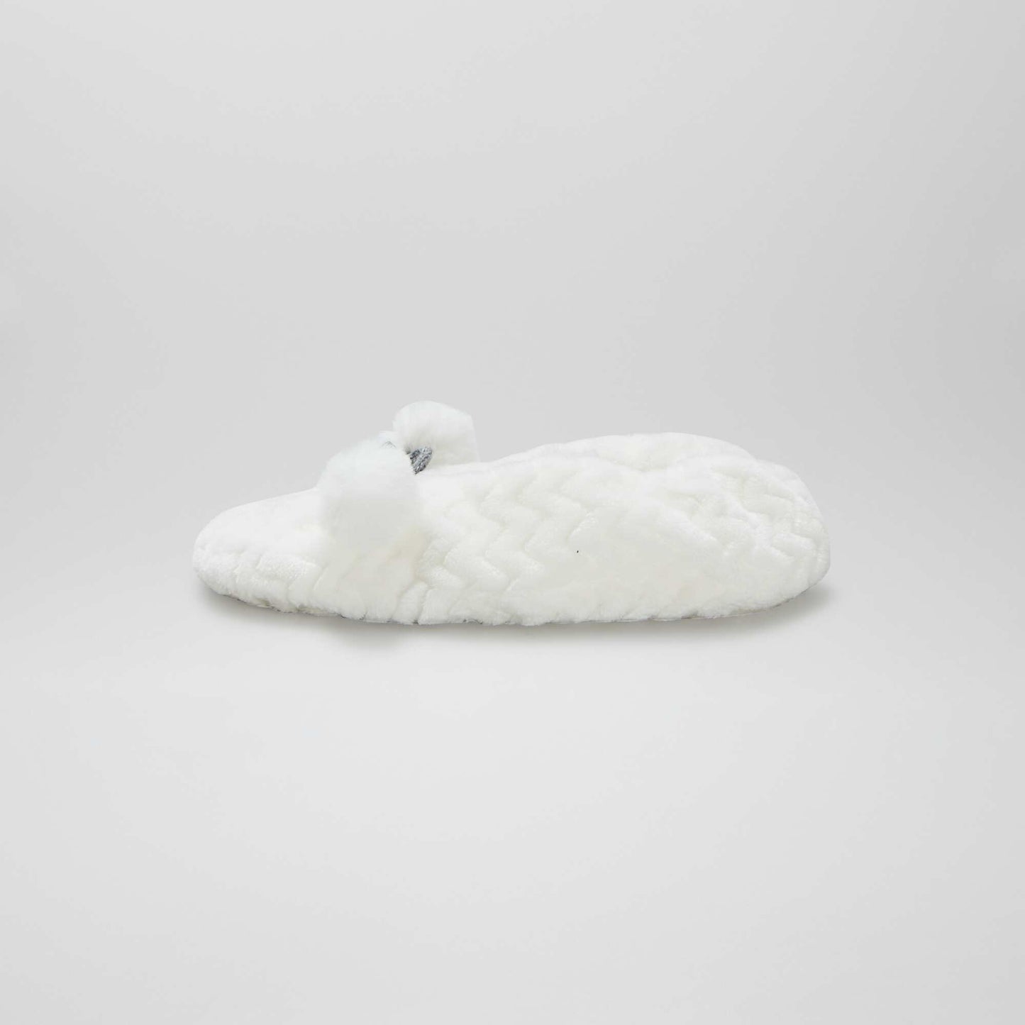 Chaussons en polaire Blanc