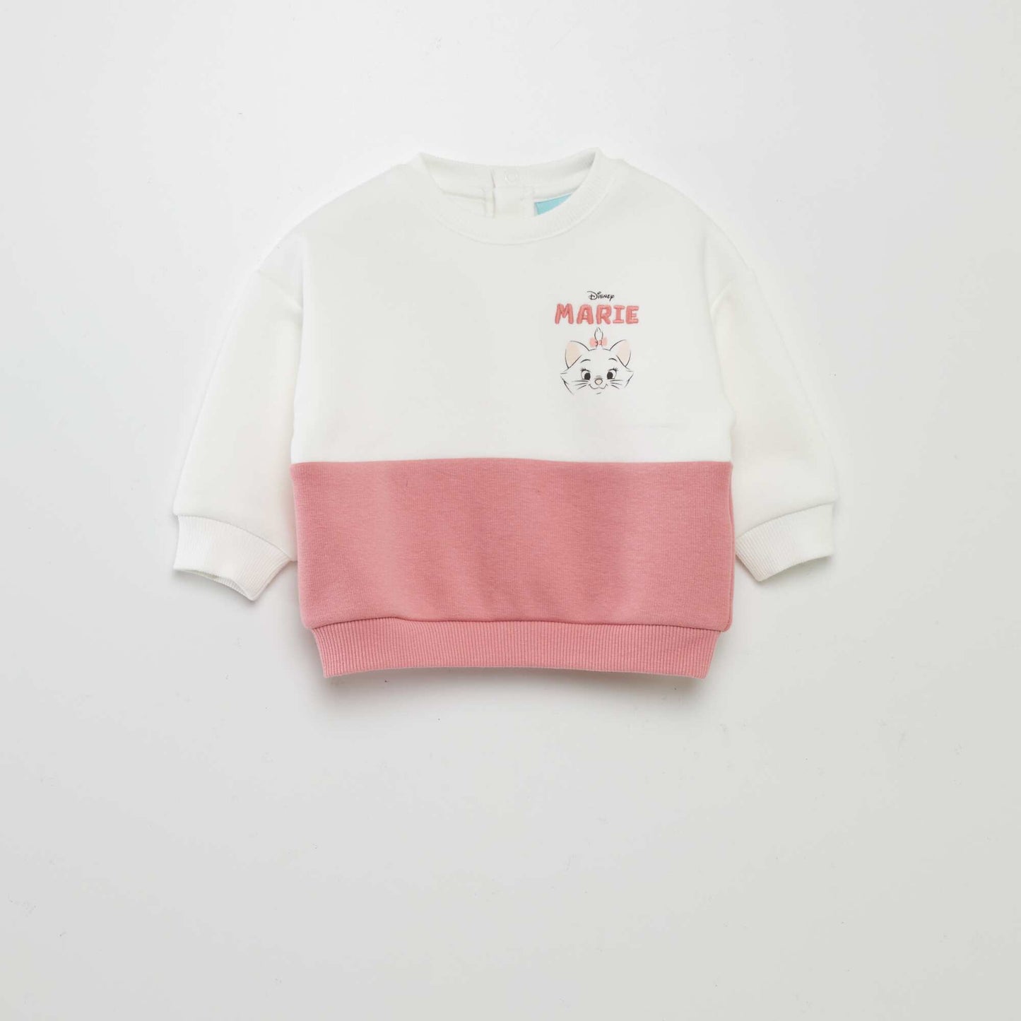 Sweat bicolore 'Marie' Rose fonc