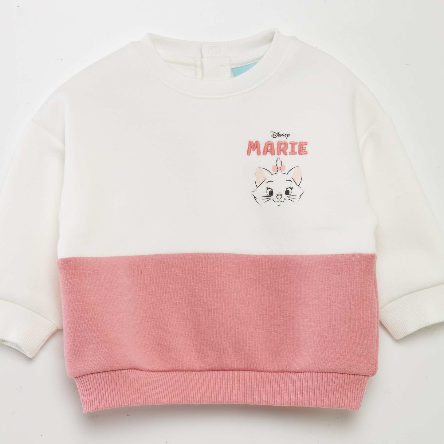 Sweat bicolore 'Marie' Rose fonc