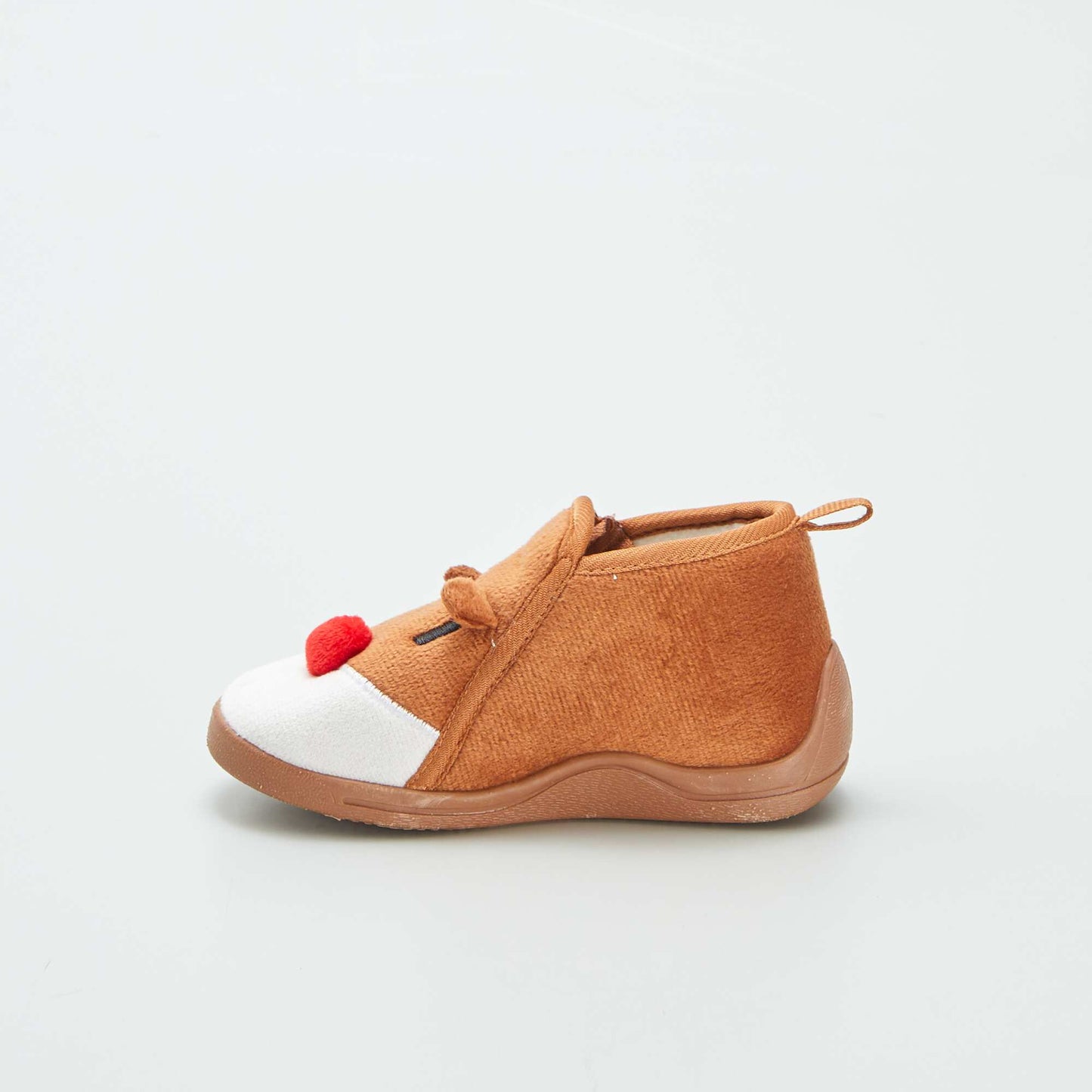 Chaussons bottillons 'renne' Marron