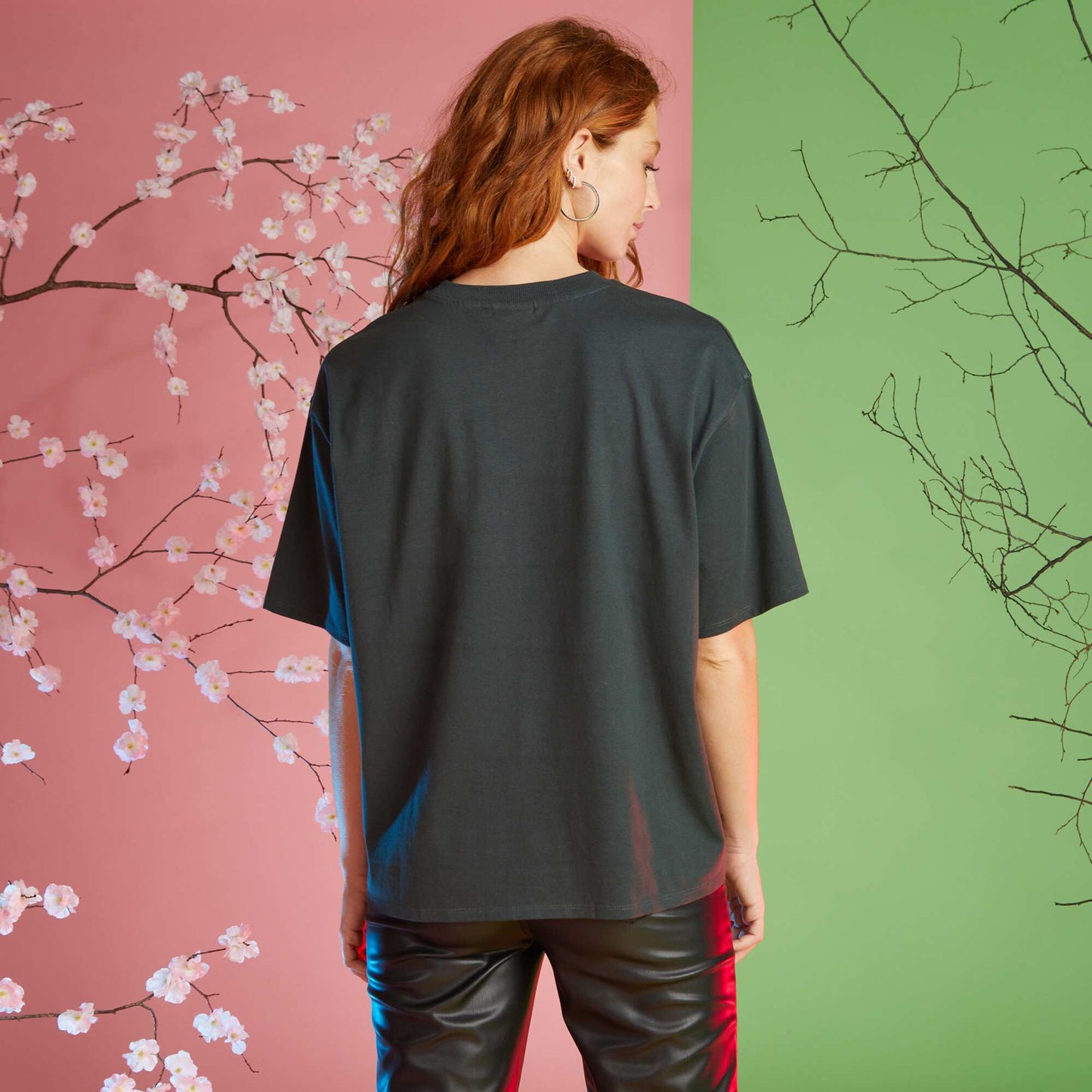 T-shirt imprim 'Wicked' Noir