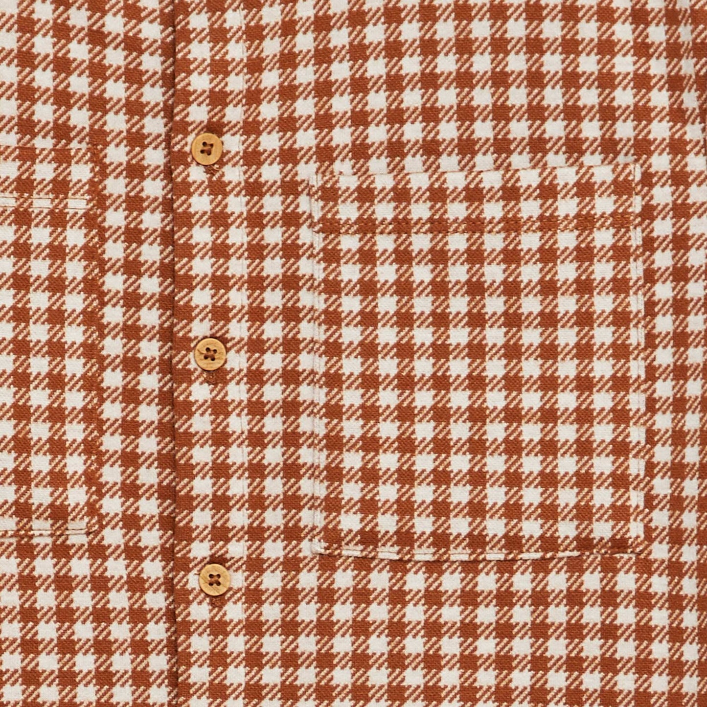 Chemise en flanelle à carreaux Marron
