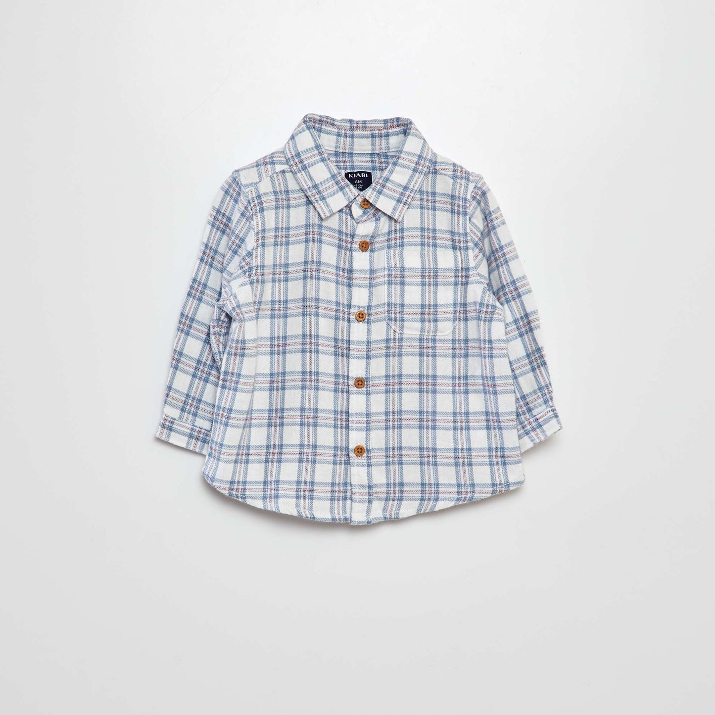 Chemise en flanelle Blanc