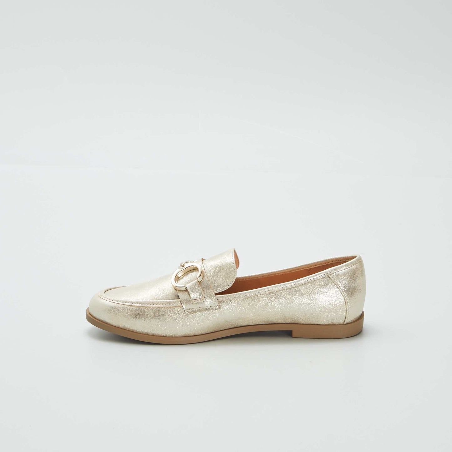 Mocassins en simili DORé