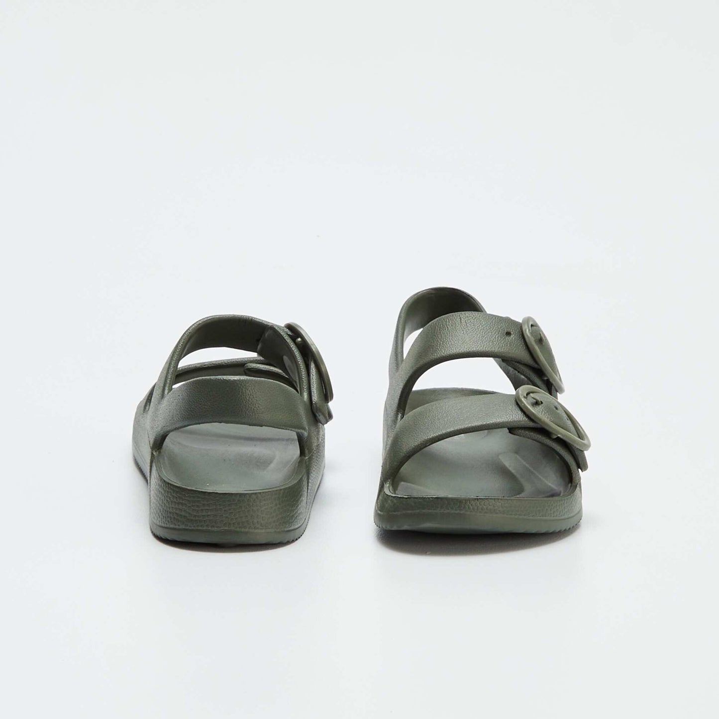 Sandales à double bride Kaki