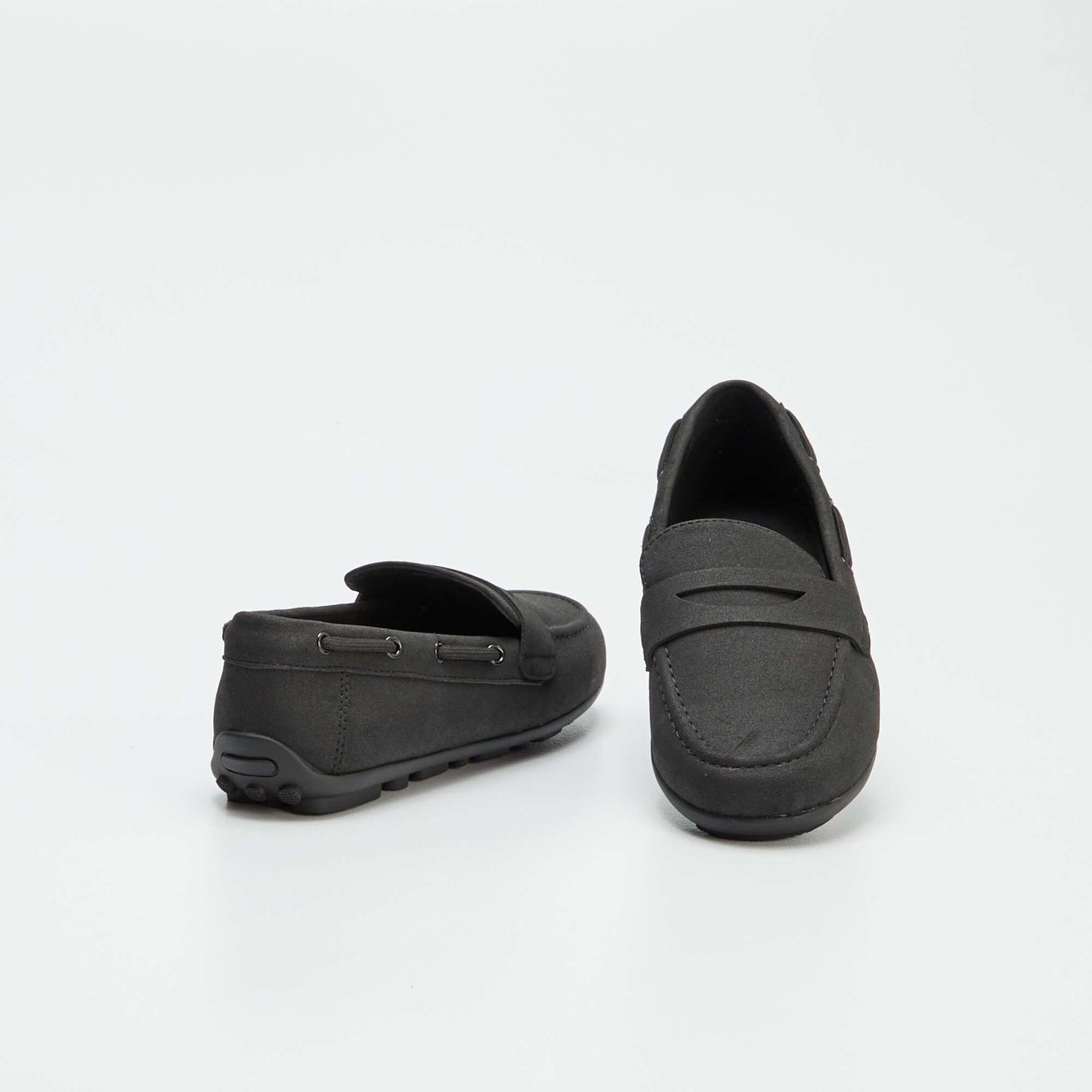 Mocassins bateaux unis Noir