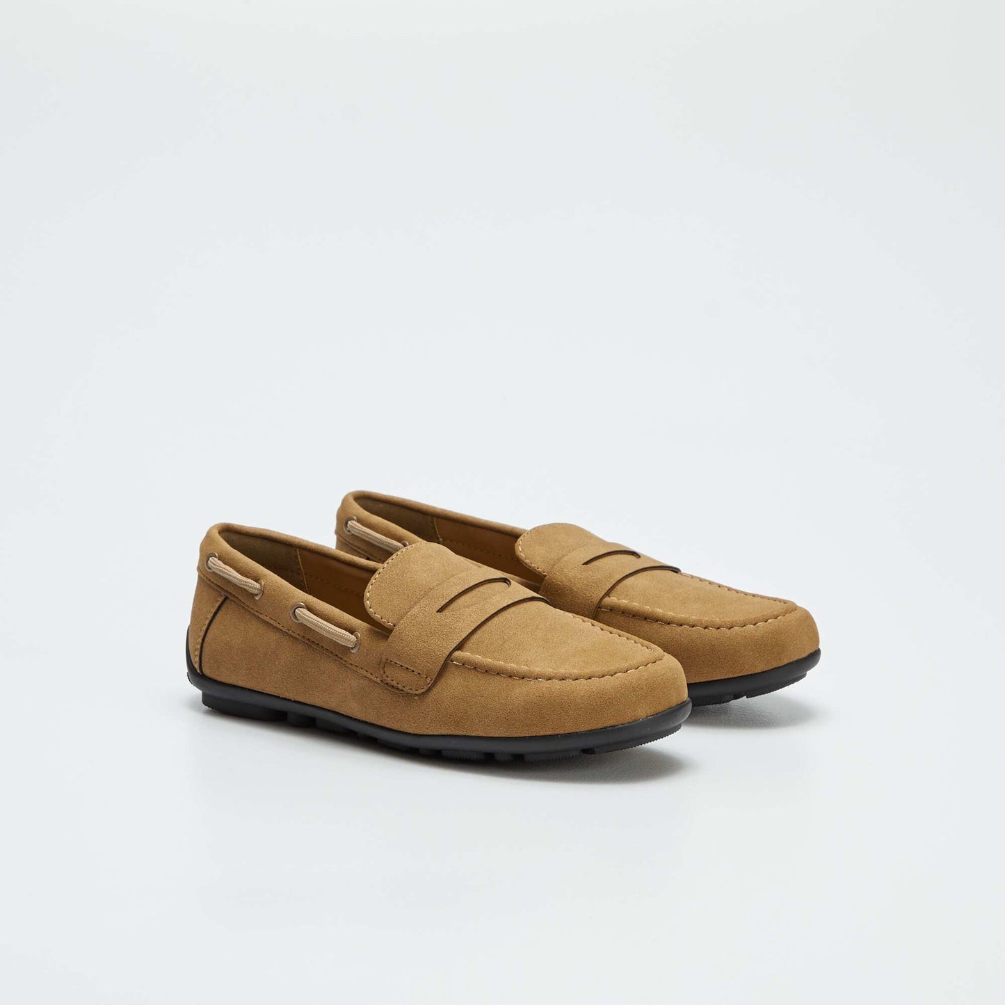 Mocassins bateaux unis Marron