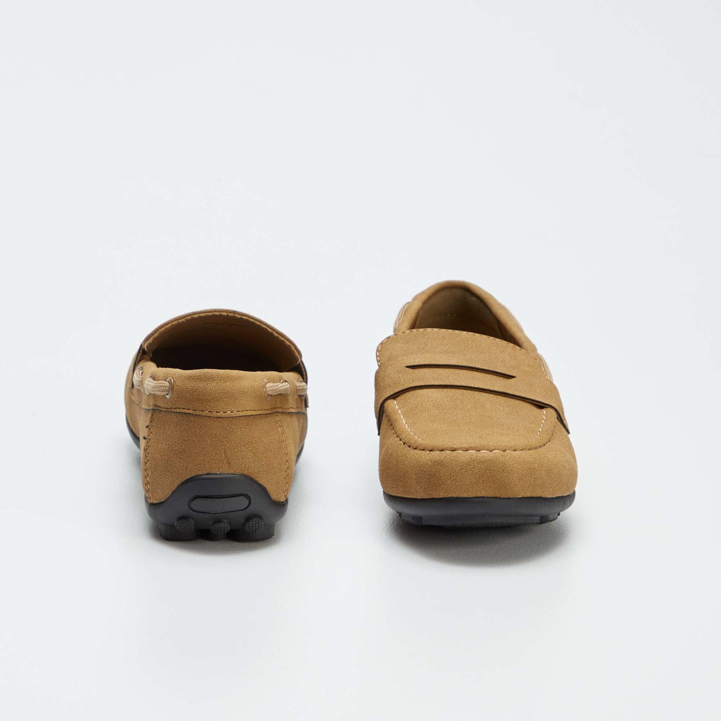 Mocassins bateaux unis Marron