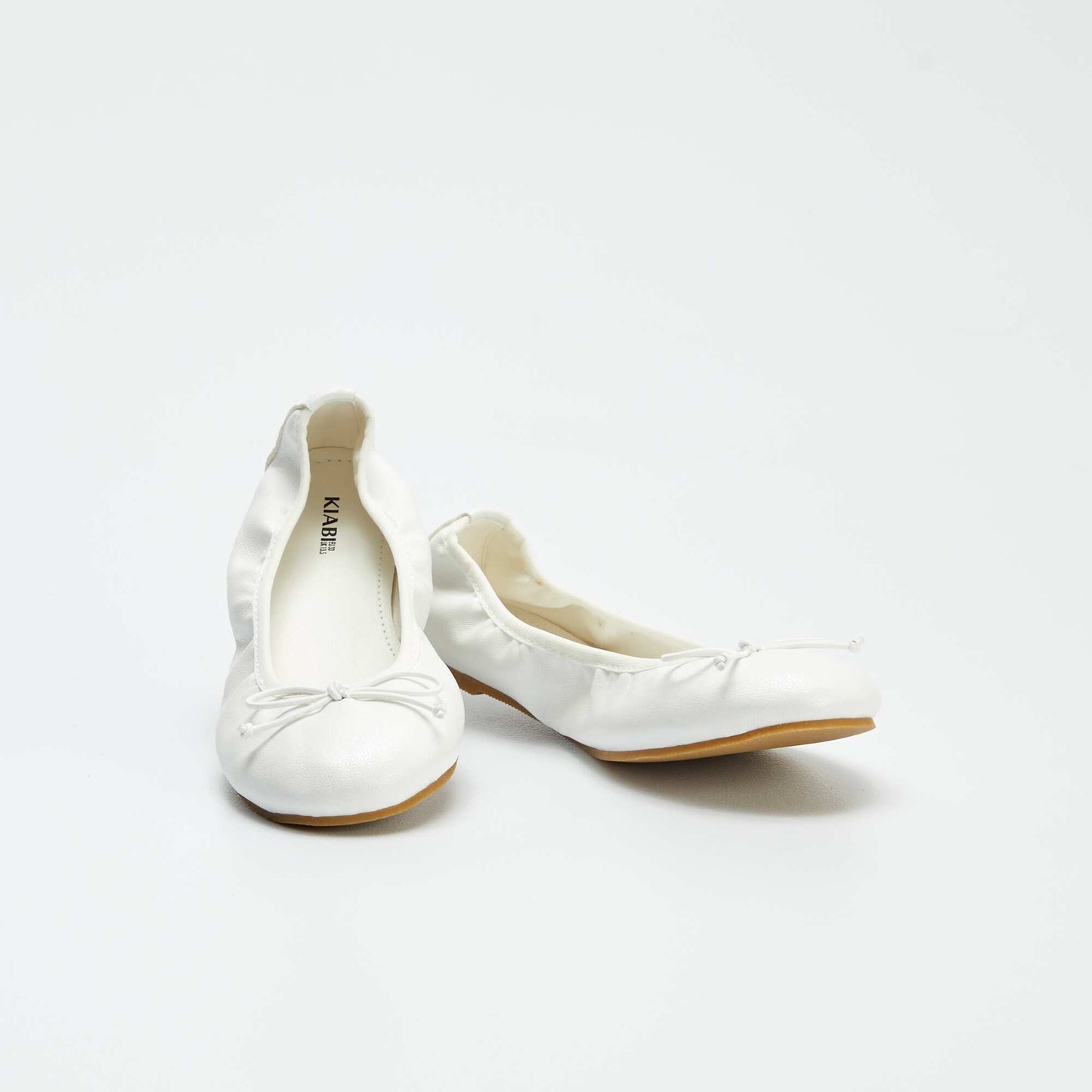 Ballerines plates Blanc