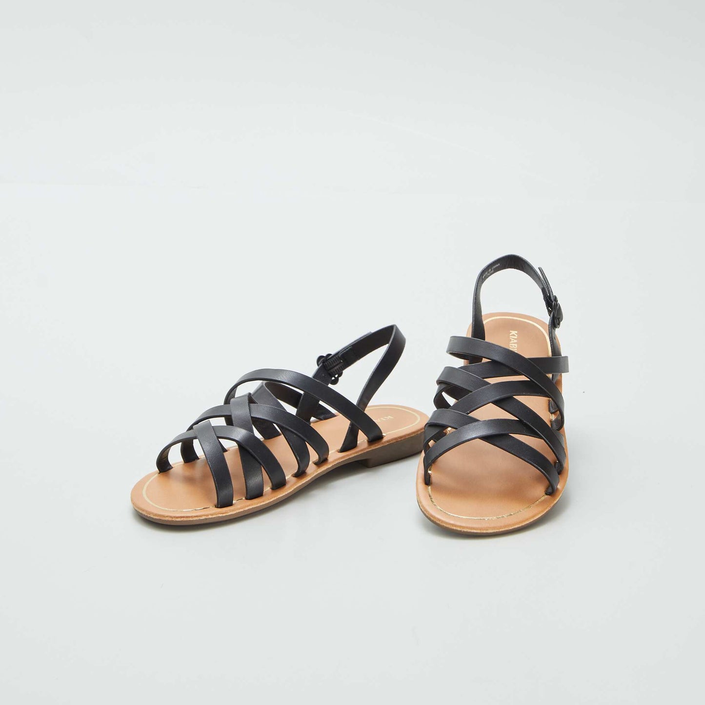 Sandales multi-brides NOIR