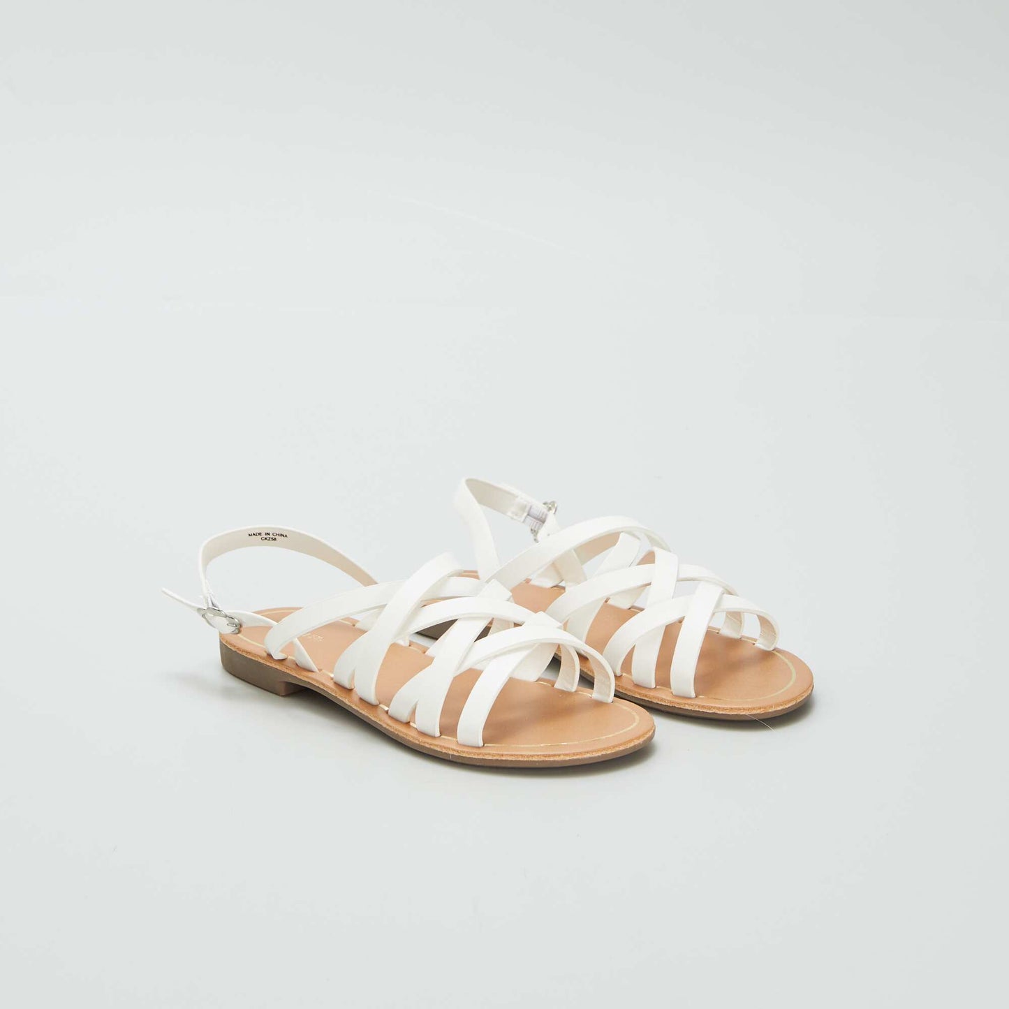 Sandales multi-brides Blanc