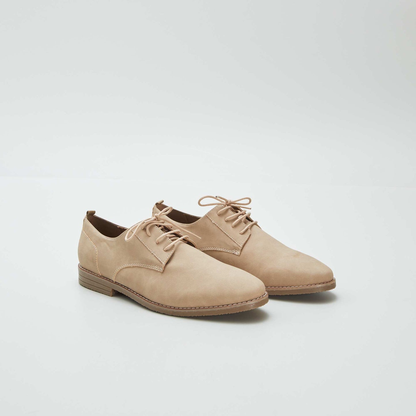 Chaussures de ville en suédine Beige
