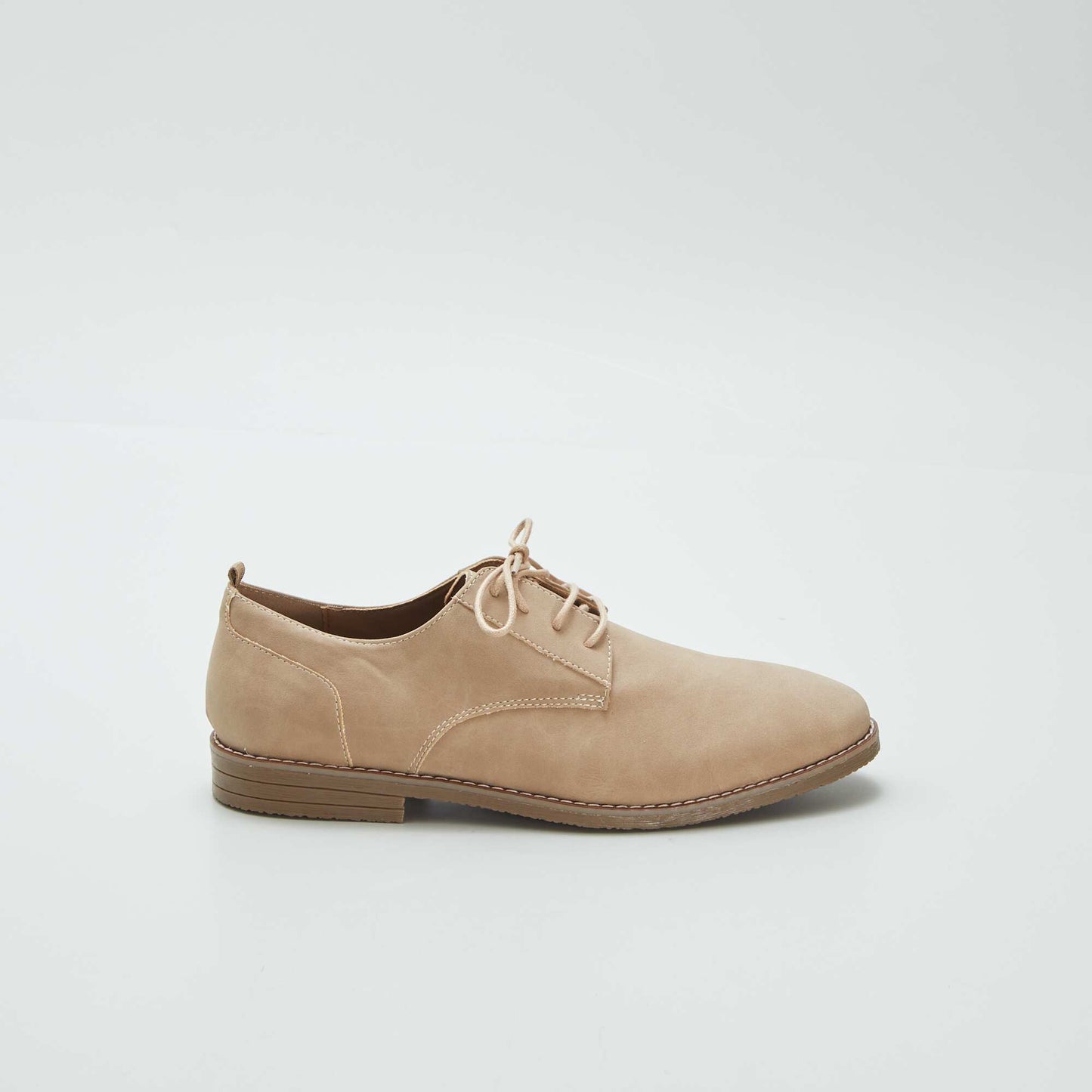 Chaussures de ville en suédine Beige