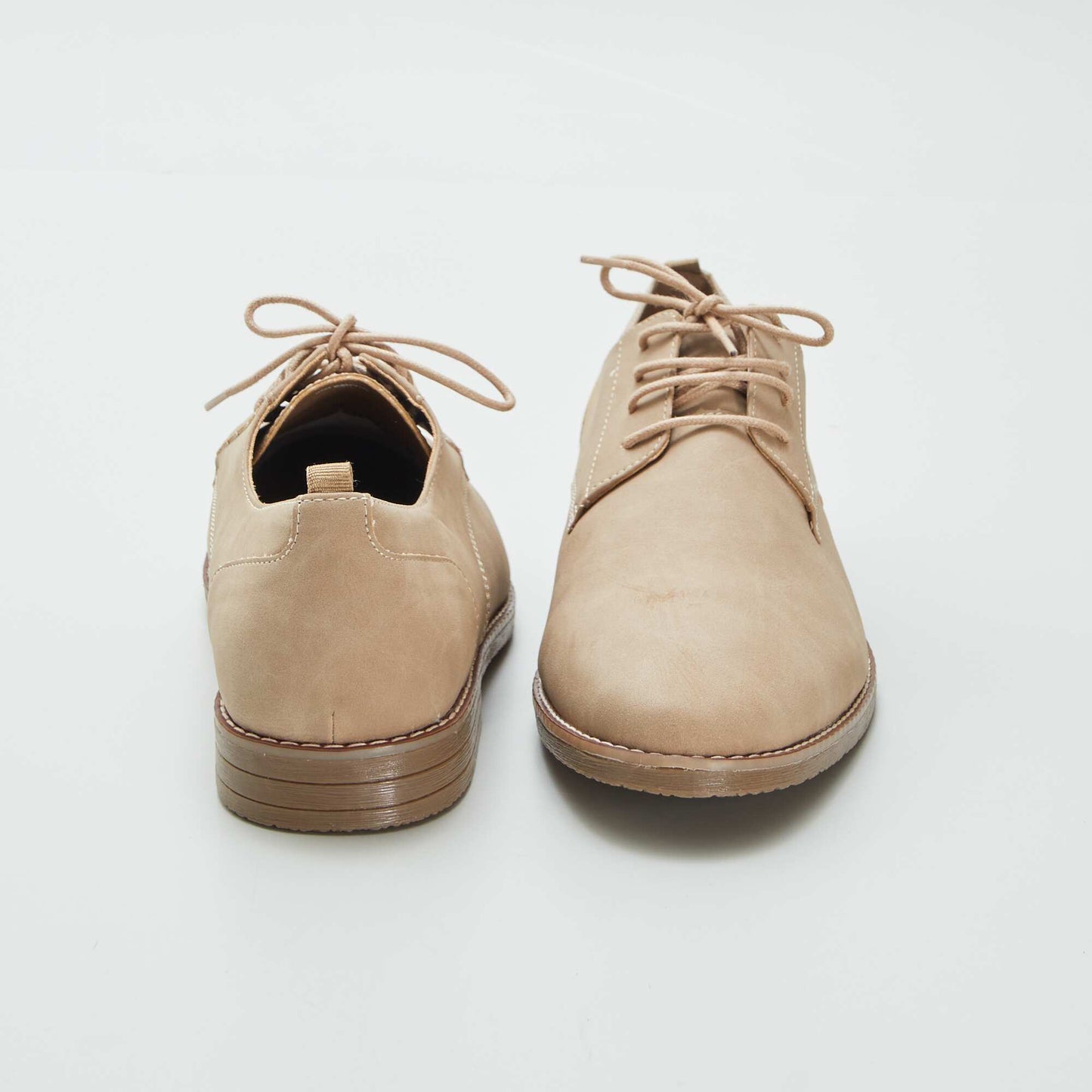 Chaussures de ville en suédine Beige